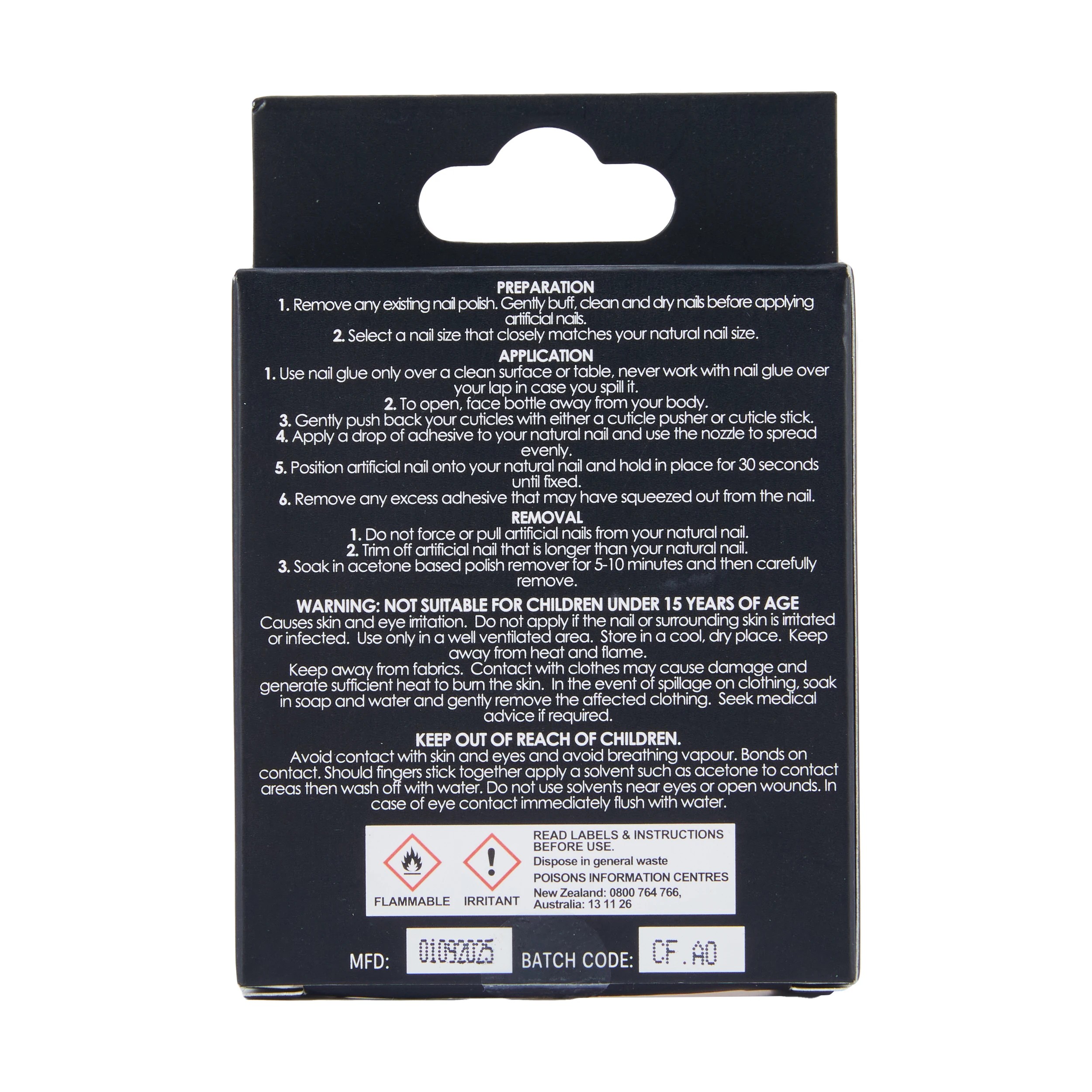 4 OXX Cosmetics 24 Pack Artificial Nails with Adhesive - Stiletto Shape, Soft Pink, 4 of 4