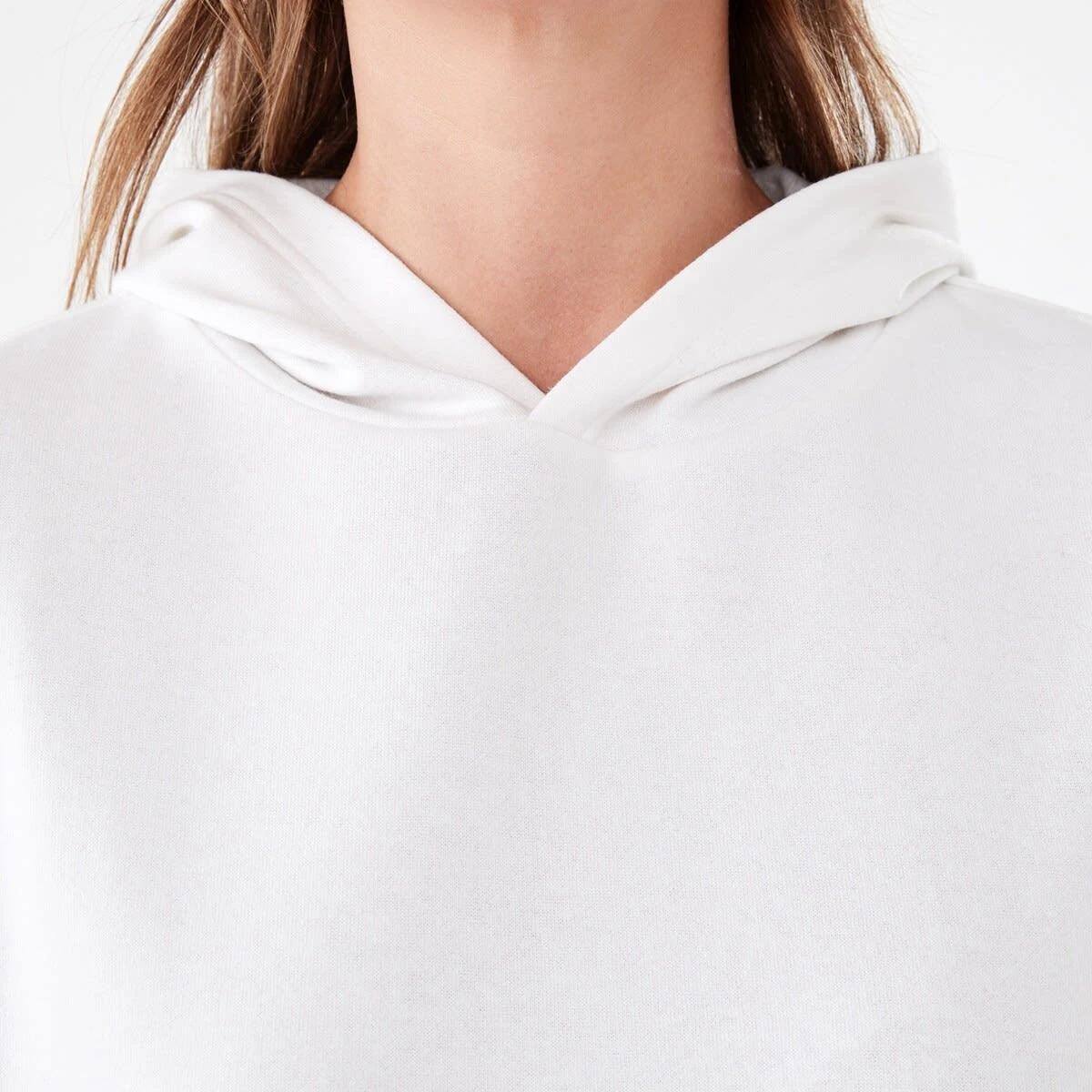 5 Active Womens Core Pop Over Hoodie ECRU, 5 of 6