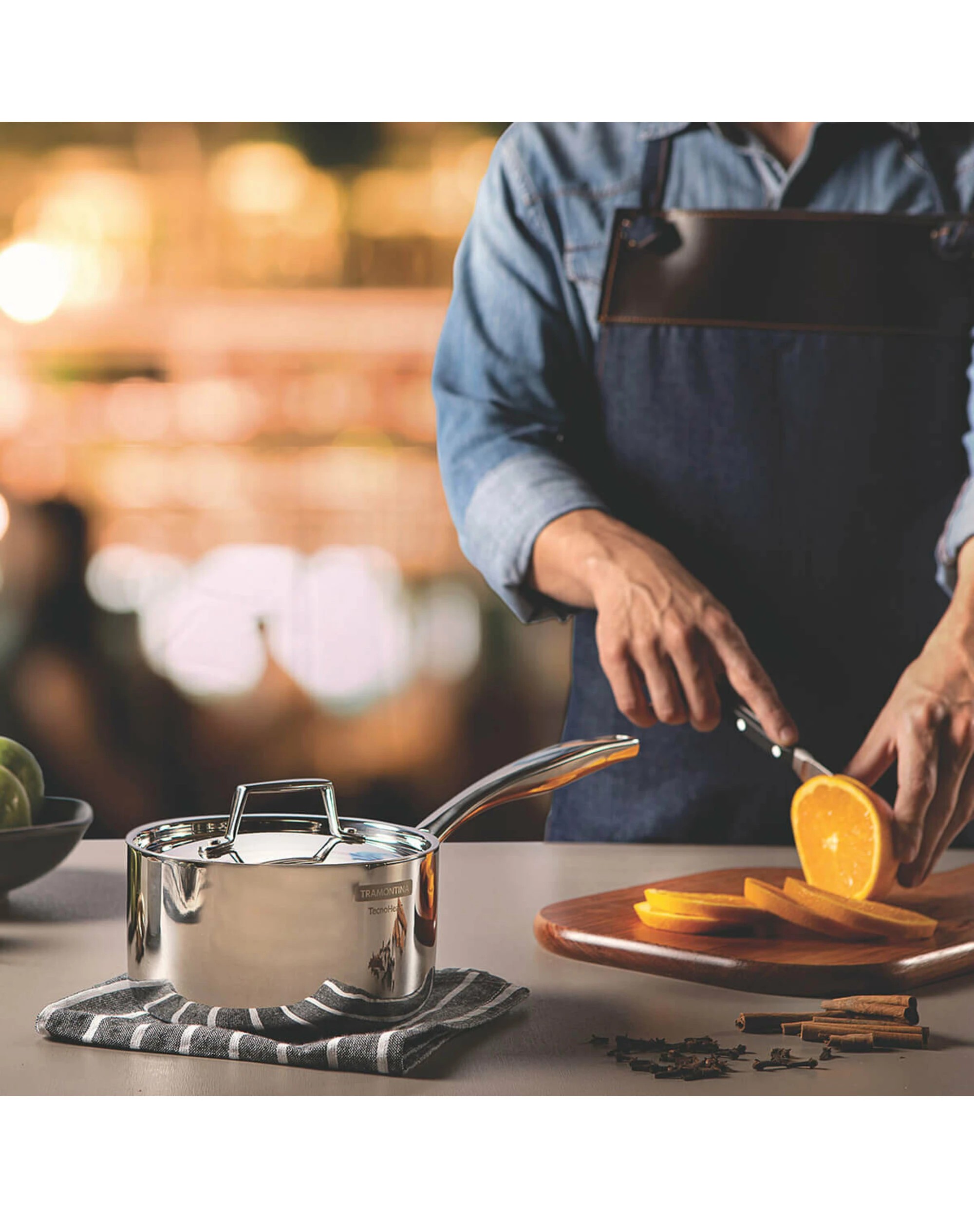 3 Tramontina Grano 20cm 3.1L Stainless Steel Sauce Pan, 3 of 5