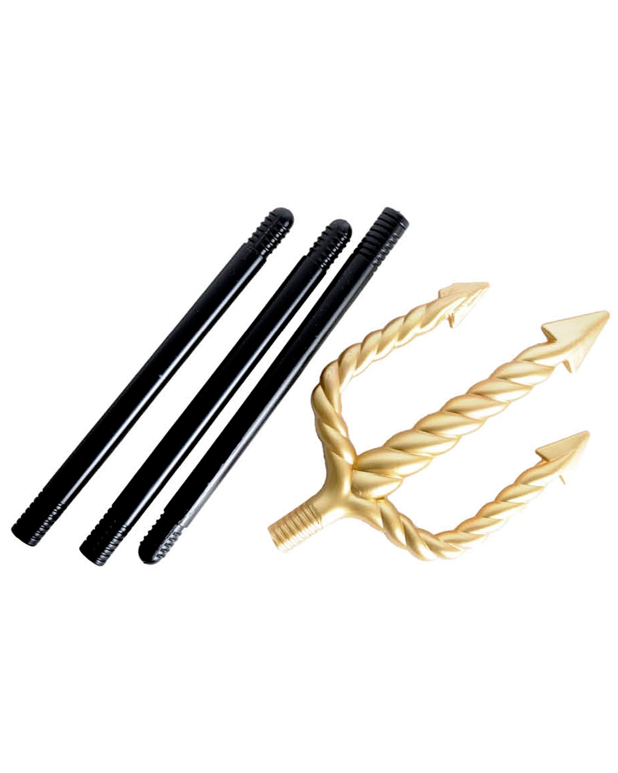 2 Partyrama Gold Spiral Trident - Gold, Black, 2 of 5