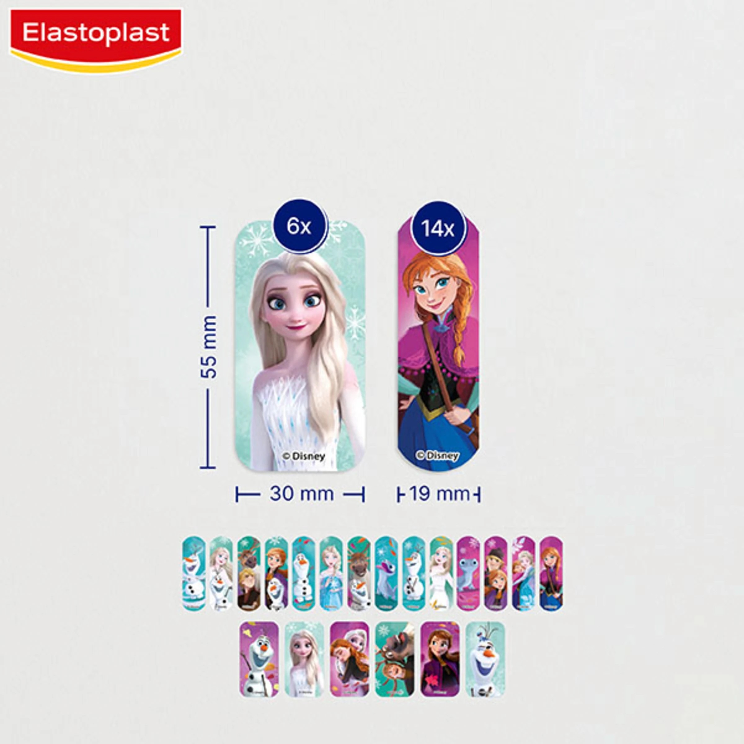 4 20 Pack Disney Frozen II Elastoplast Plasters, 4 of 10