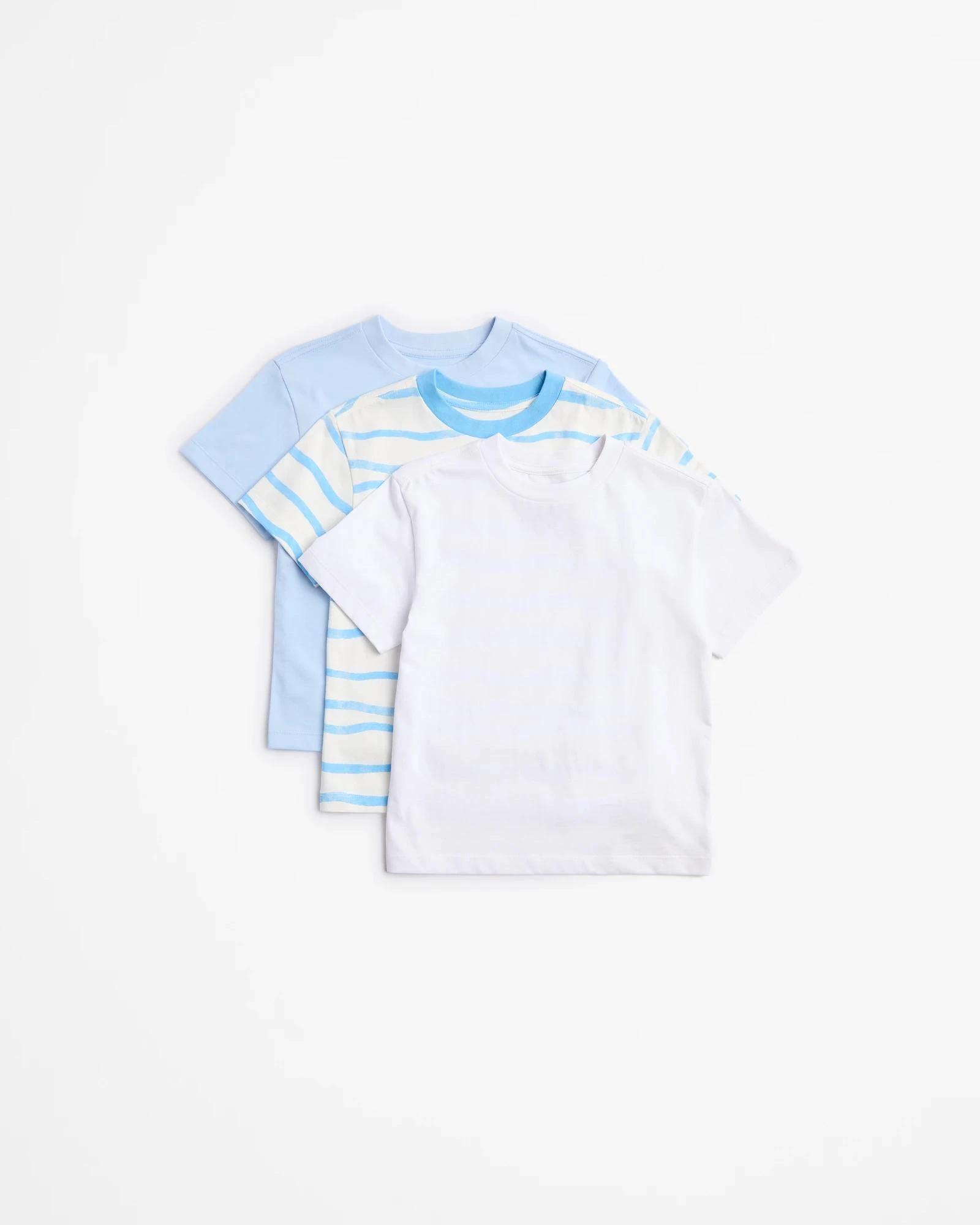 1 Target Australian Cotton T-shirts 3 pack BLUE / MULTI, 1 of 7