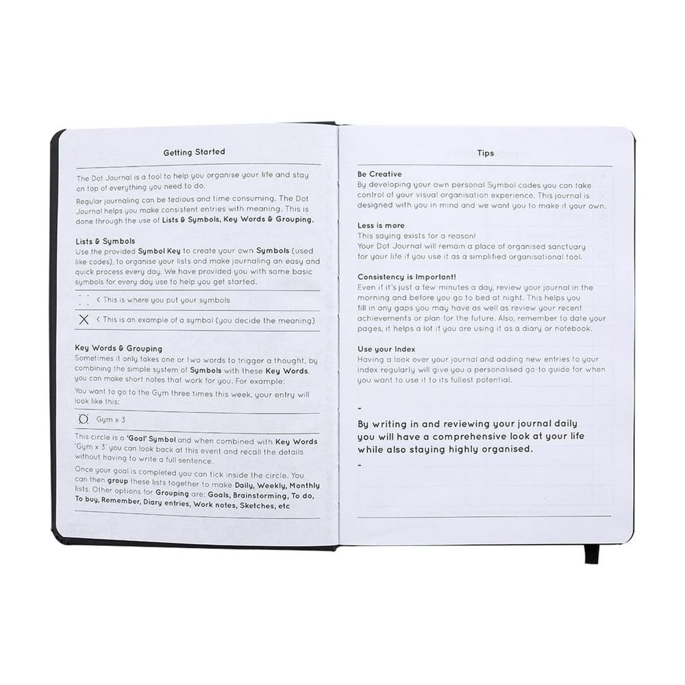 3 Otto A5 Bullet Journal 240 Page Black, 3 of 5