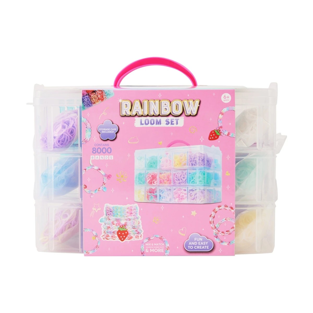 1 8000 Piece Rainbow Loom Set, 1 of 5