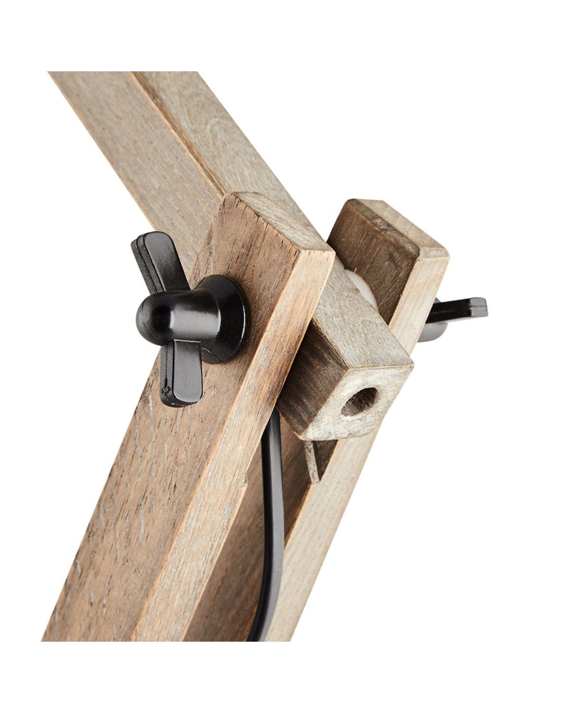 4 BR Home Scandi Modern Natural Wooden Table Lamp, 4 of 6