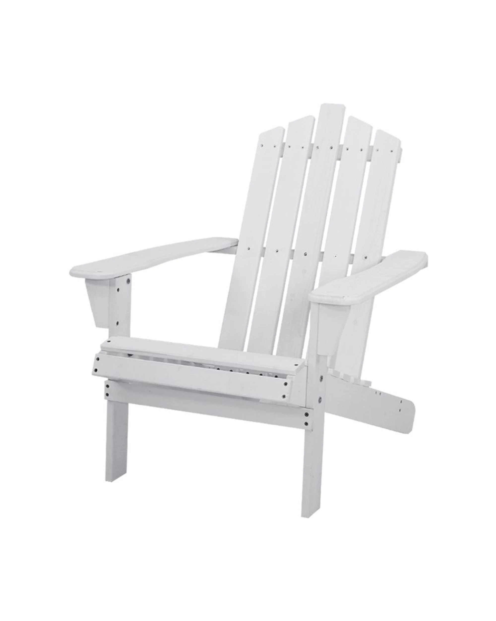 1 Gardeon Adirondack Outdoor Chairs - White, 1 of 4