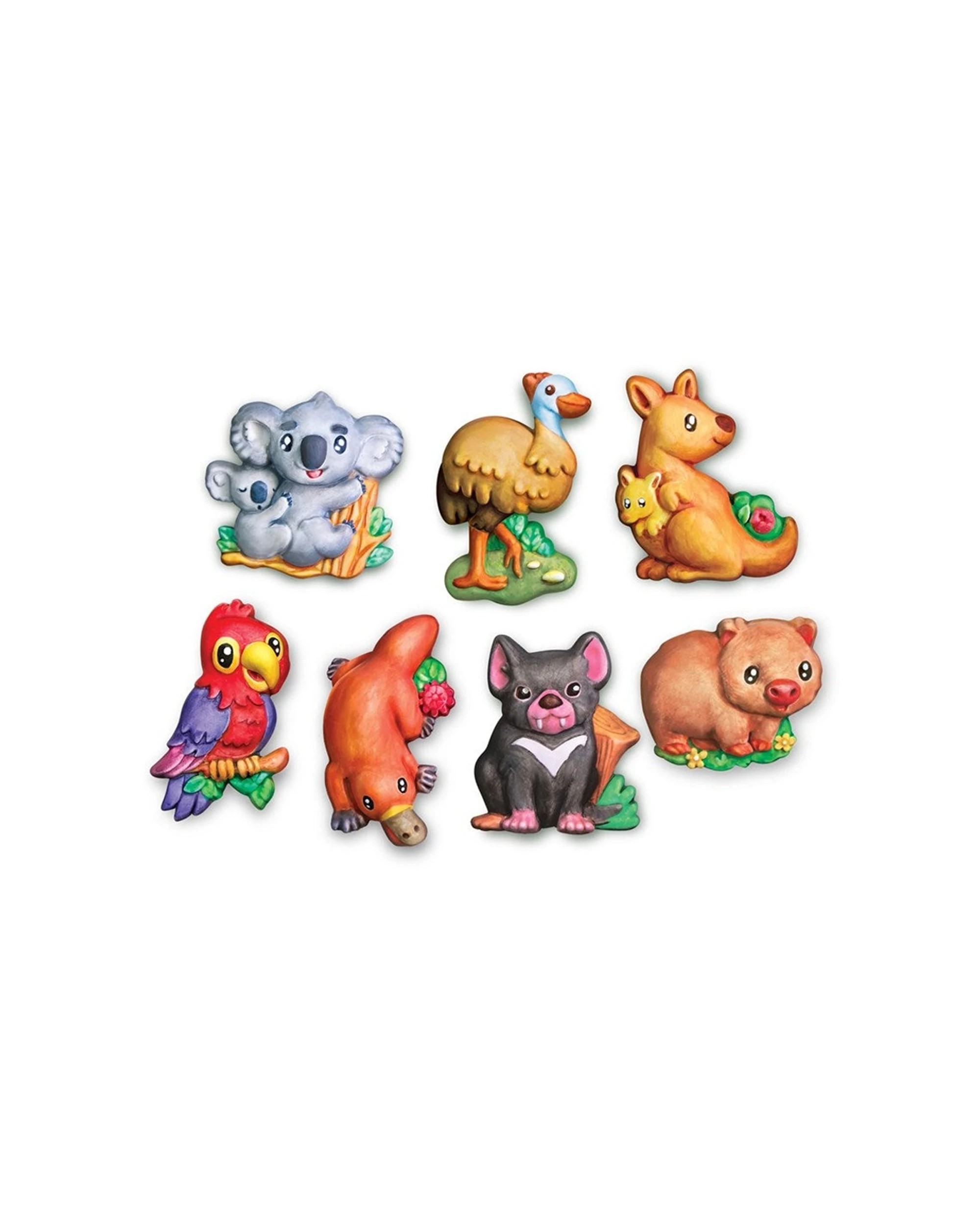 3 4M Mould Paint Australia Kit Animal Magnets Kids Toy Educational, 3 of 3