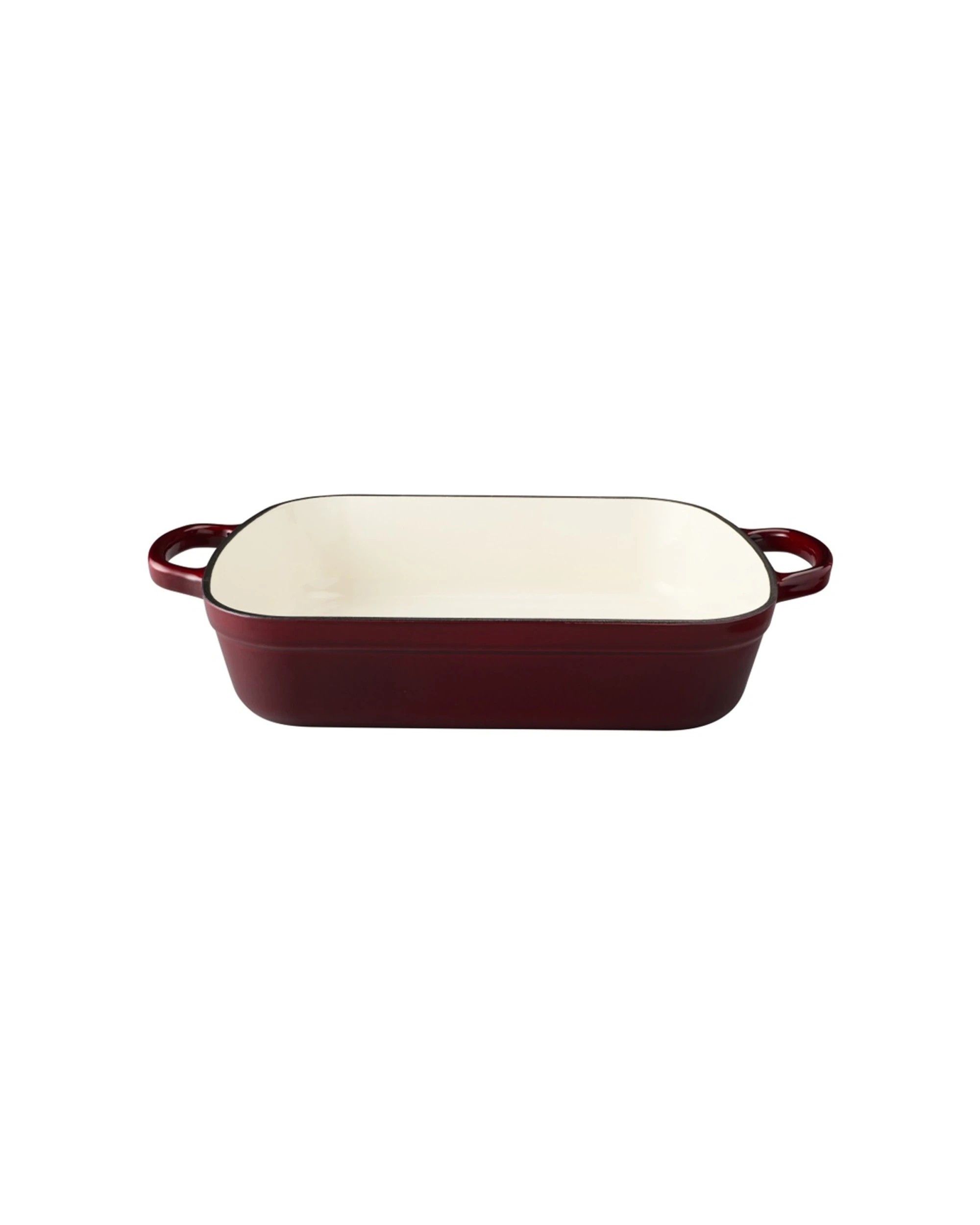 1 Maxwell & Williams Cast Iron Roaster 5L Capacity Bakeware 34x26cm Merlot - Red, 1 of 6