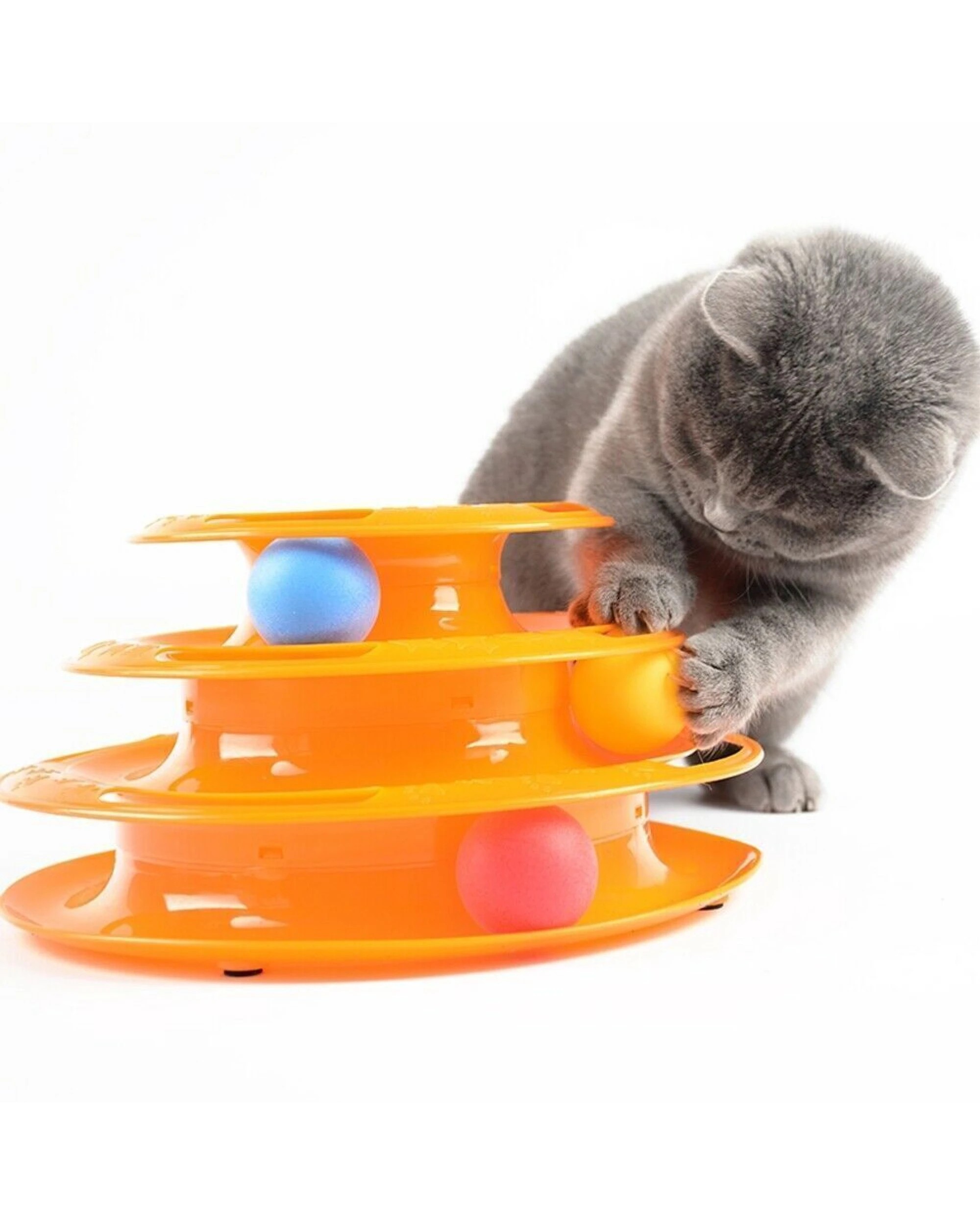 6 BR Toys Interactive Cat Toy with Ball Track, 6 of 10