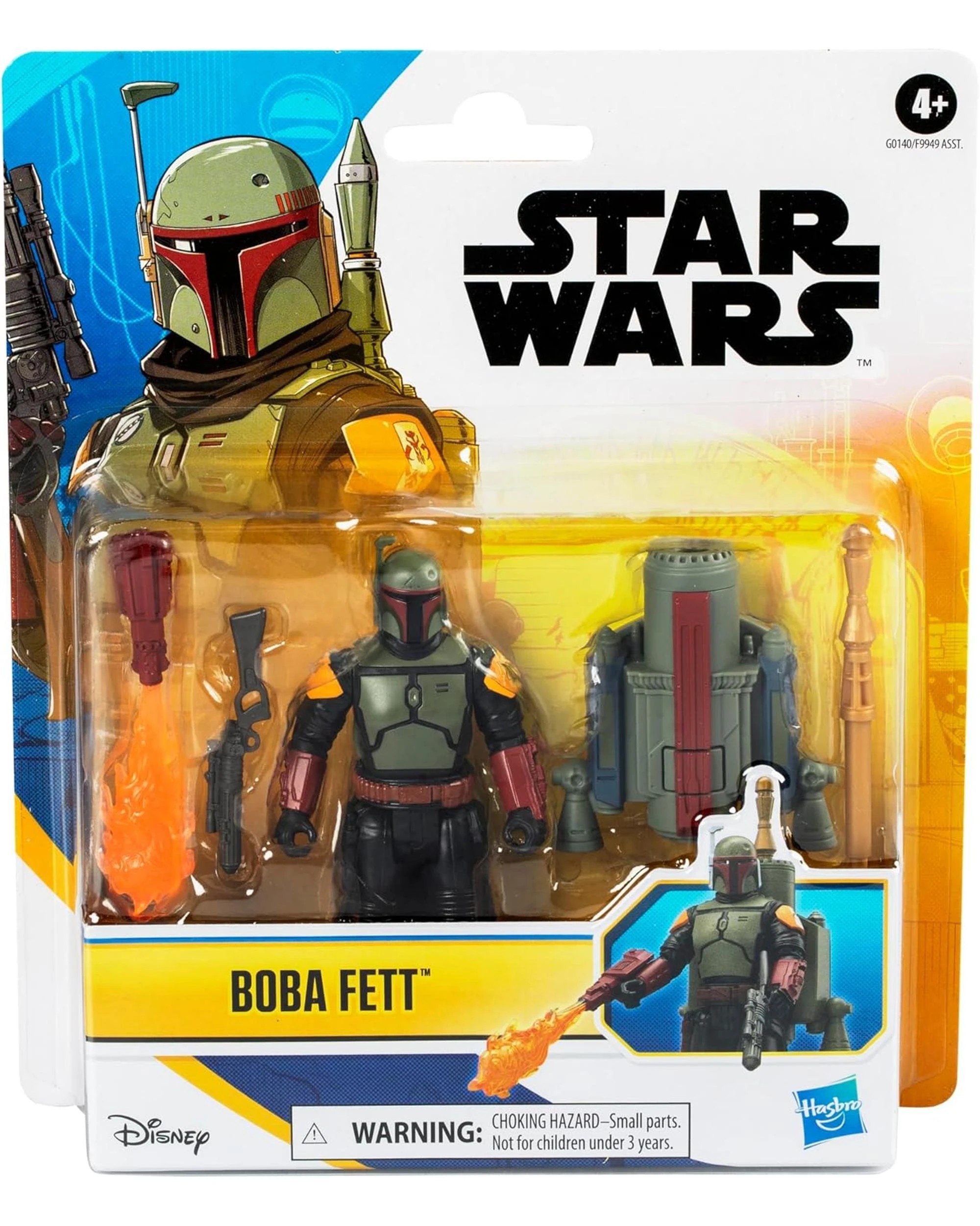 4 Star Wars Epic Hero Series Boba Fett Deluxe 4 inch Action Figure, 4 of 5
