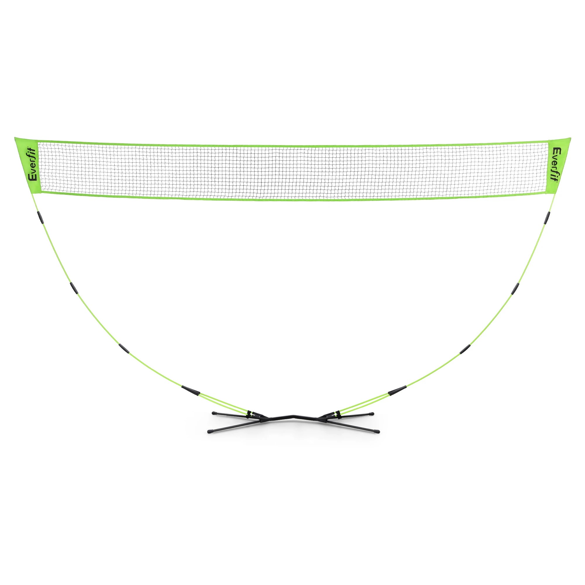 3 Everfit 3M Badminton Tennis Net Portable Volleyball Kit - Green, 3 of 9