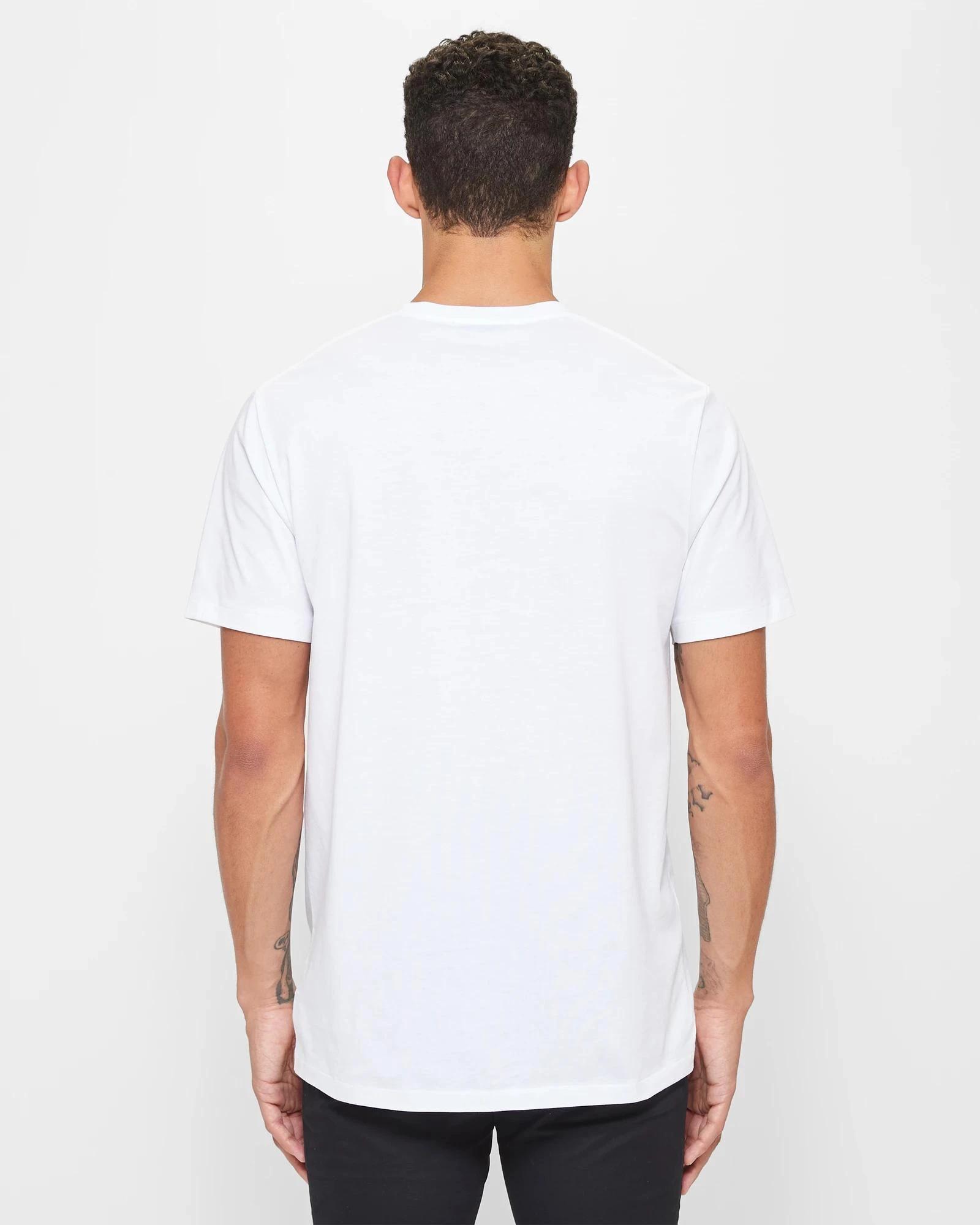 4 Supima Cotton T-Shirt - Preview WHITE, 4 of 5