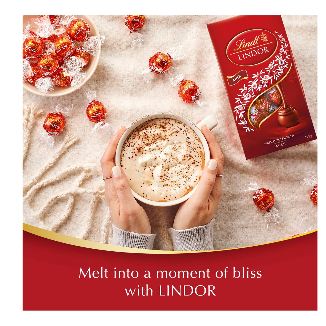 7 Lindt LINDOR Milk Chocolate Bag 125g, 7 of 9