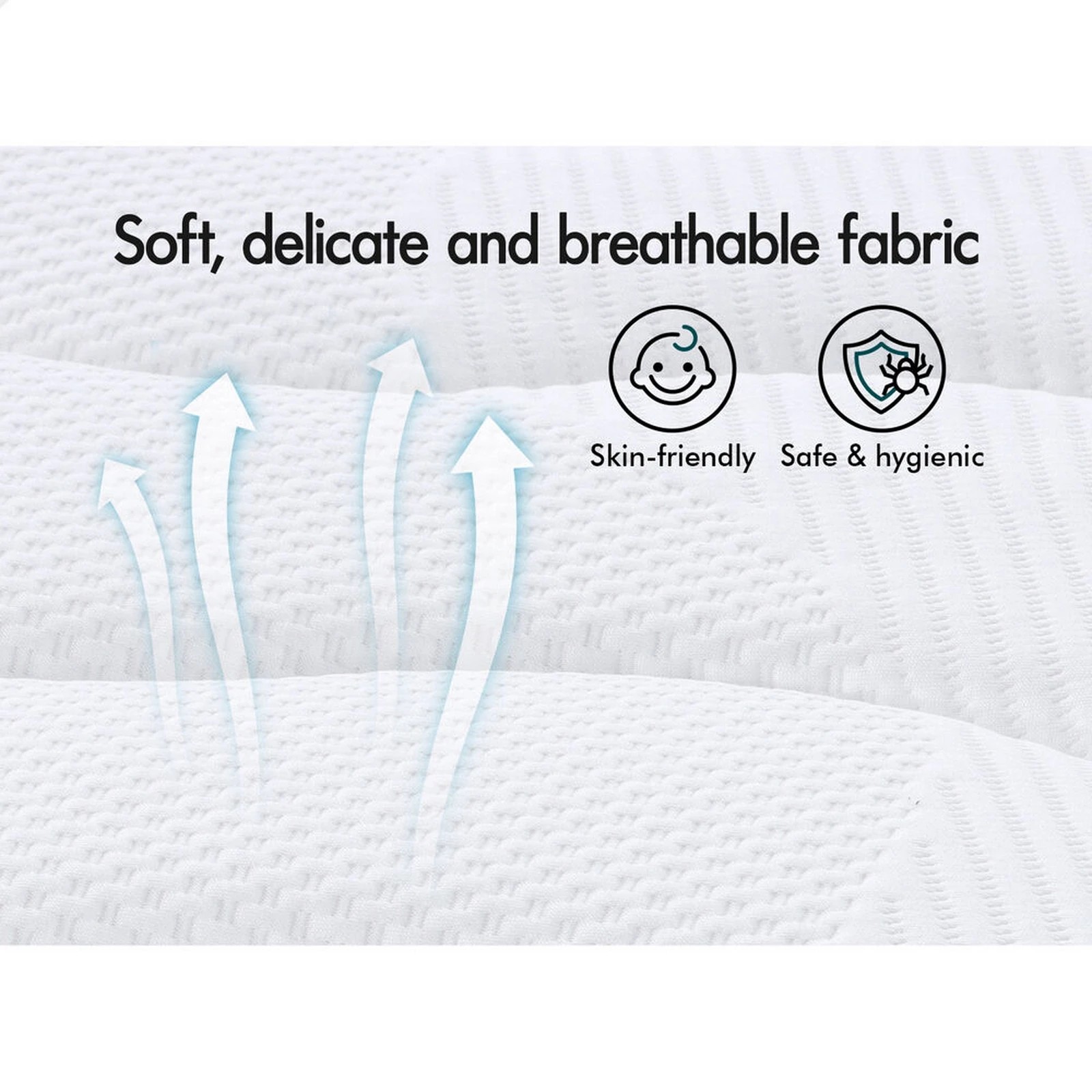 6 Alfordson Mattress 15CM Bed Bonnell Spring Foam Bedding Medium Firm - King Single Bed, 6 of 10