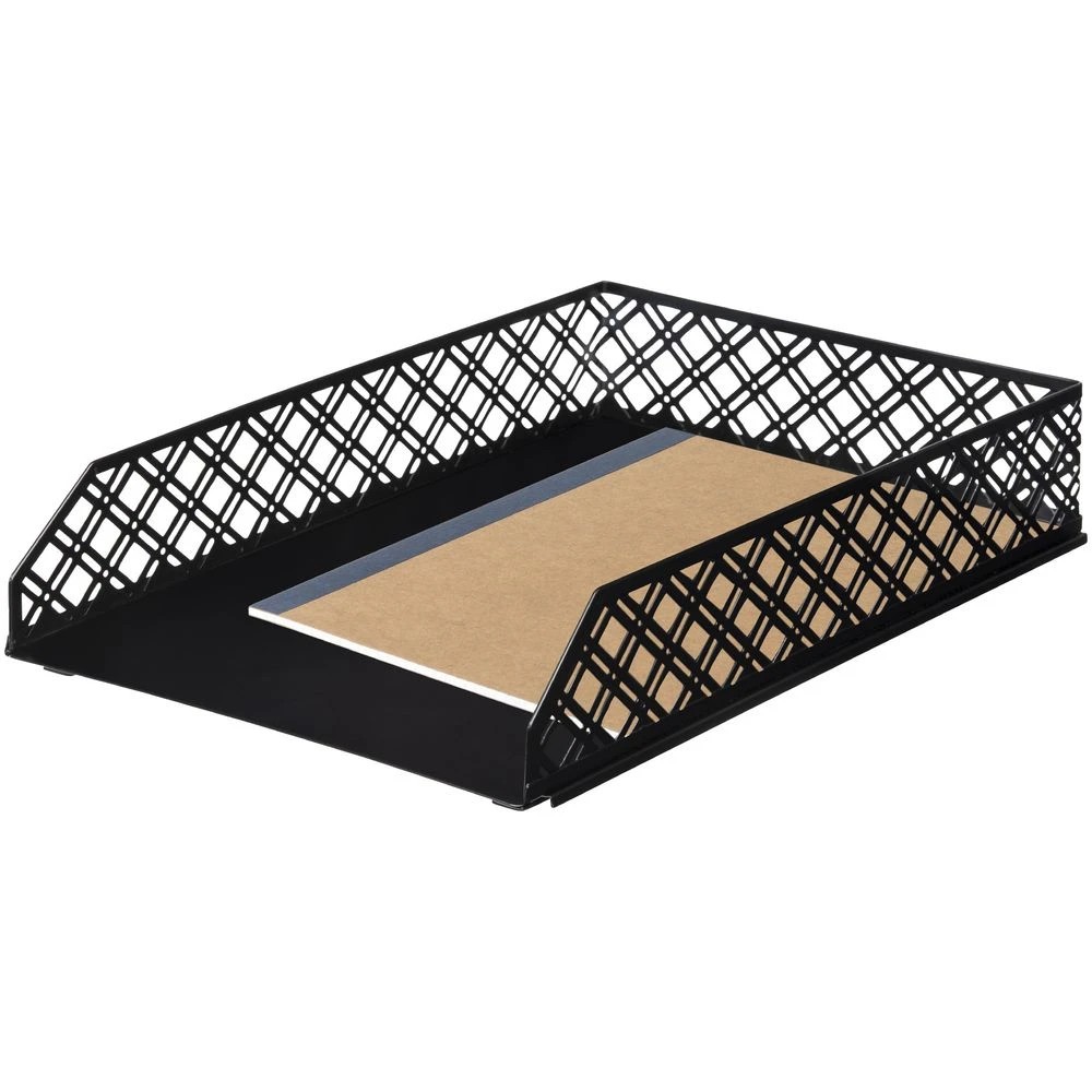 3 Otto Diamond Metal A4 Document Tray Black, 3 of 3