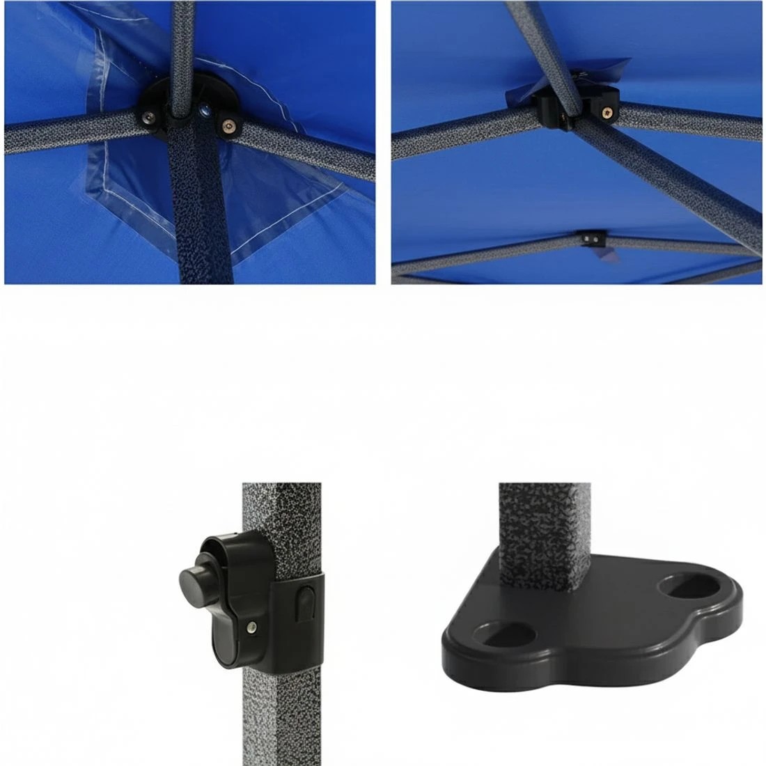 5 Instahut Gazebo Pop Up Marquee 3x3m Folding Tent Wedding Outdoor Camping Canopy Gazebos Shade - Blue, 5 of 8