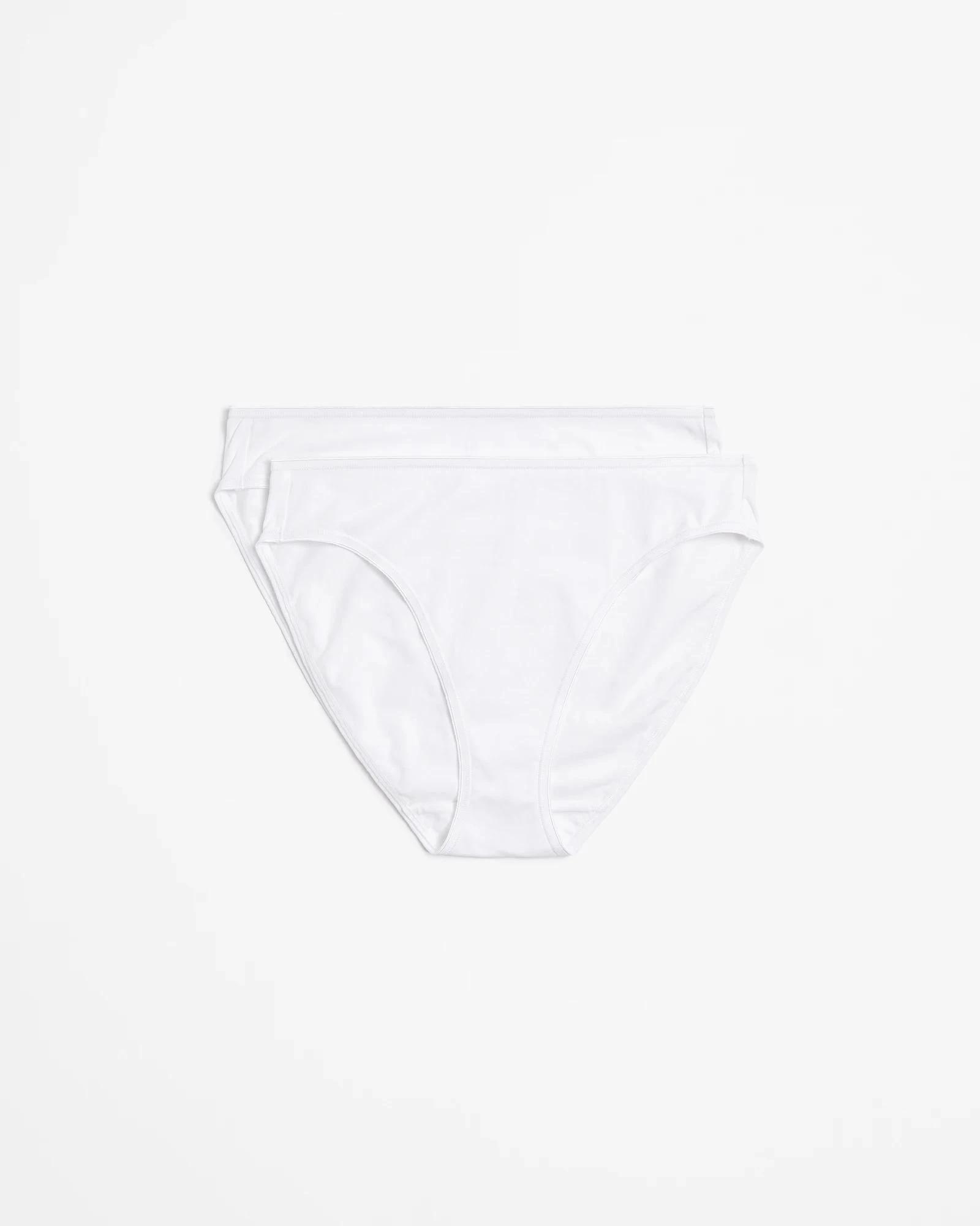 1 Target Australian Cotton Blend 2 Pack High Cut Briefs WHITE, 1 of 4