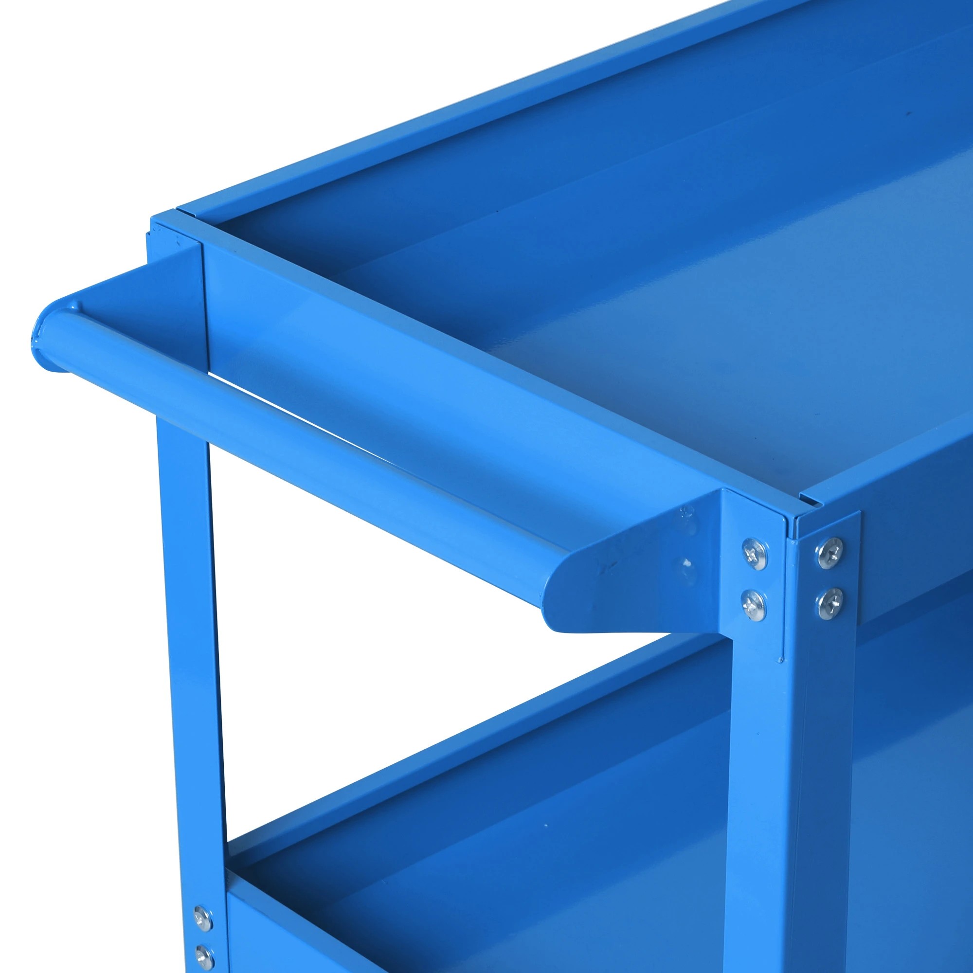 5 Traderight 3-Tier Tool Cart Box Trolley Box In Colour - Blue, 5 of 5