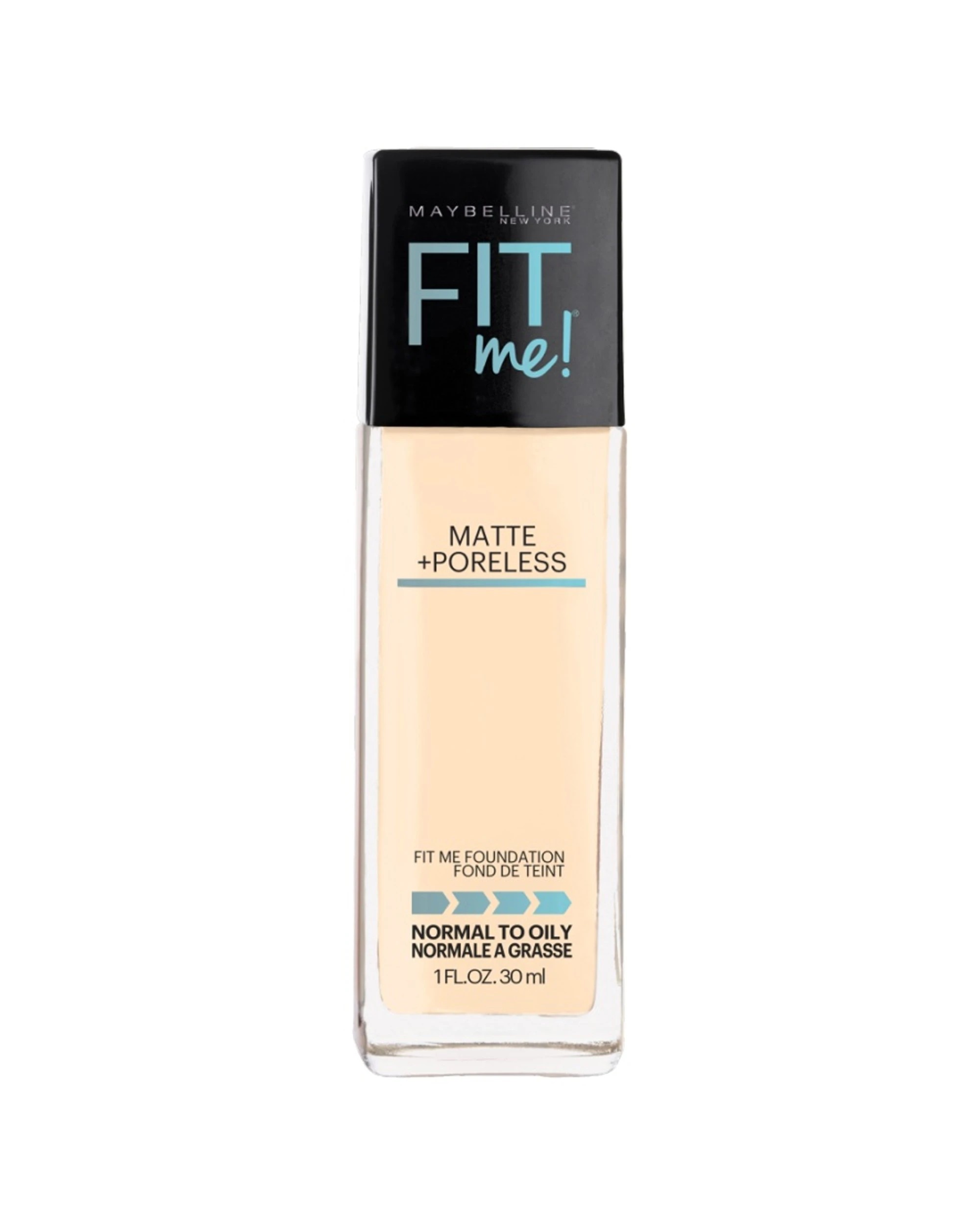 1 Maybelline Fit Me Matte & Poreless Mattifying Liquid Foundation - 110 Porcelain, 1 of 1