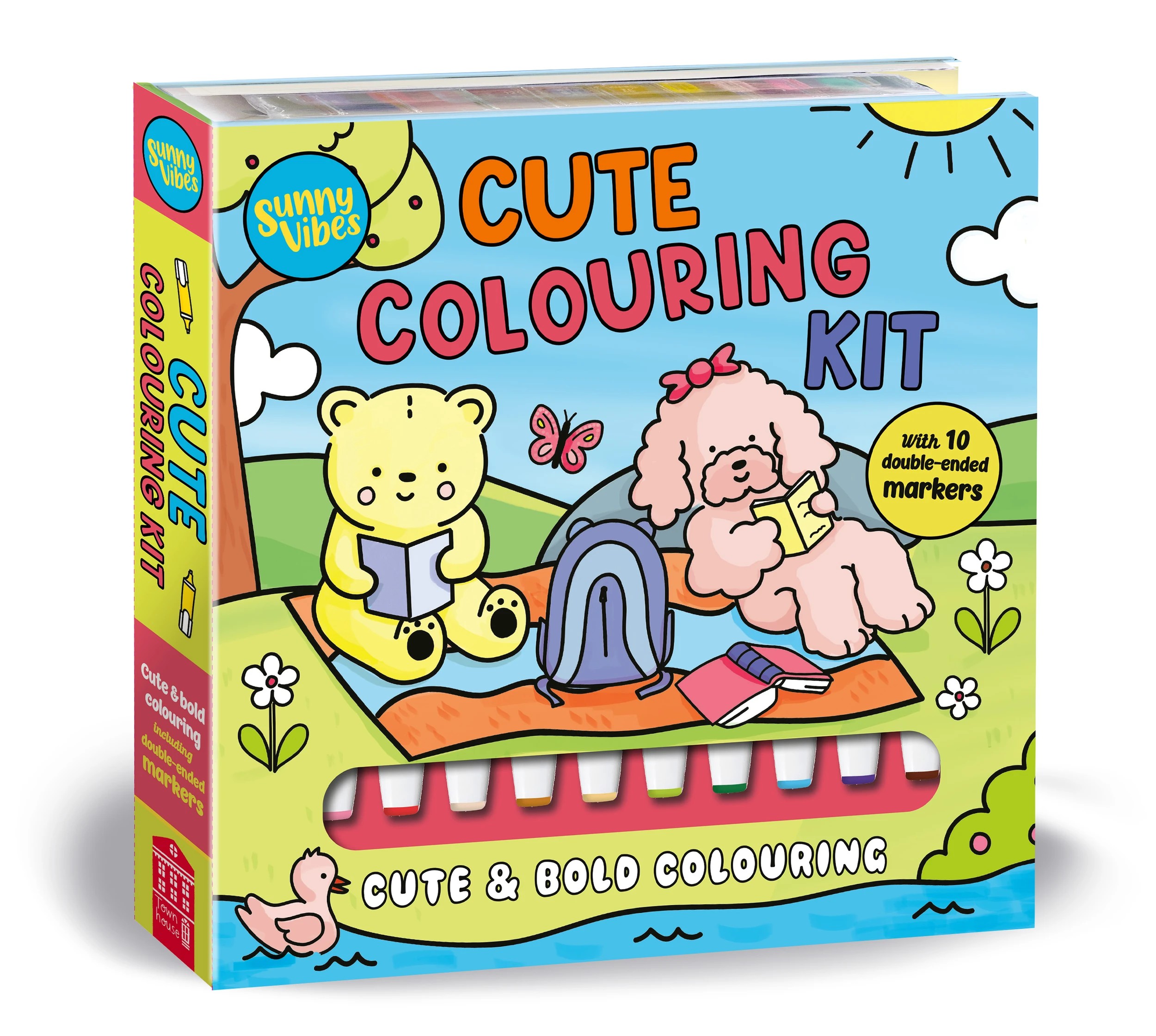 1 Sunny Vibes Cute Colouring Kit - Book