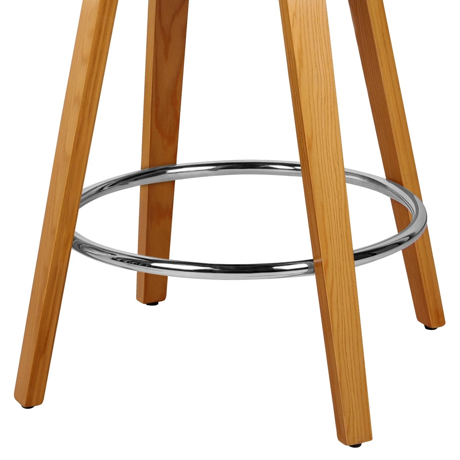 5 Alfordson 2x Swivel Bar Stools Alice Kitchen Wooden Dining Chair-Grey, 5 of 10