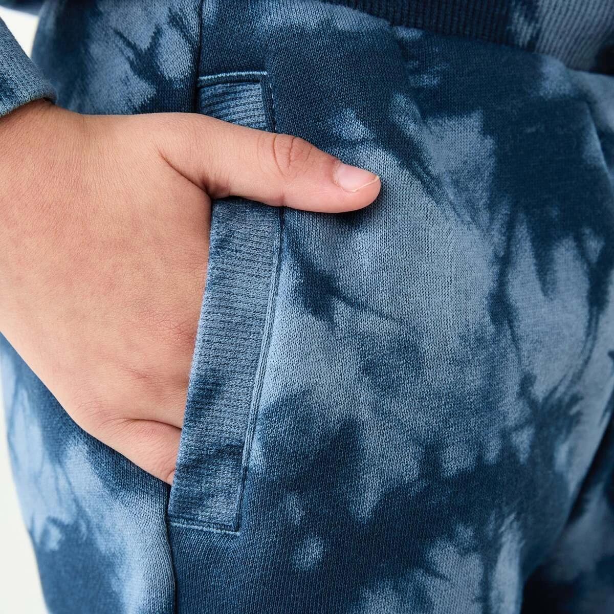 4 All Over Print Trackpants Blu Tiedye, 4 of 9