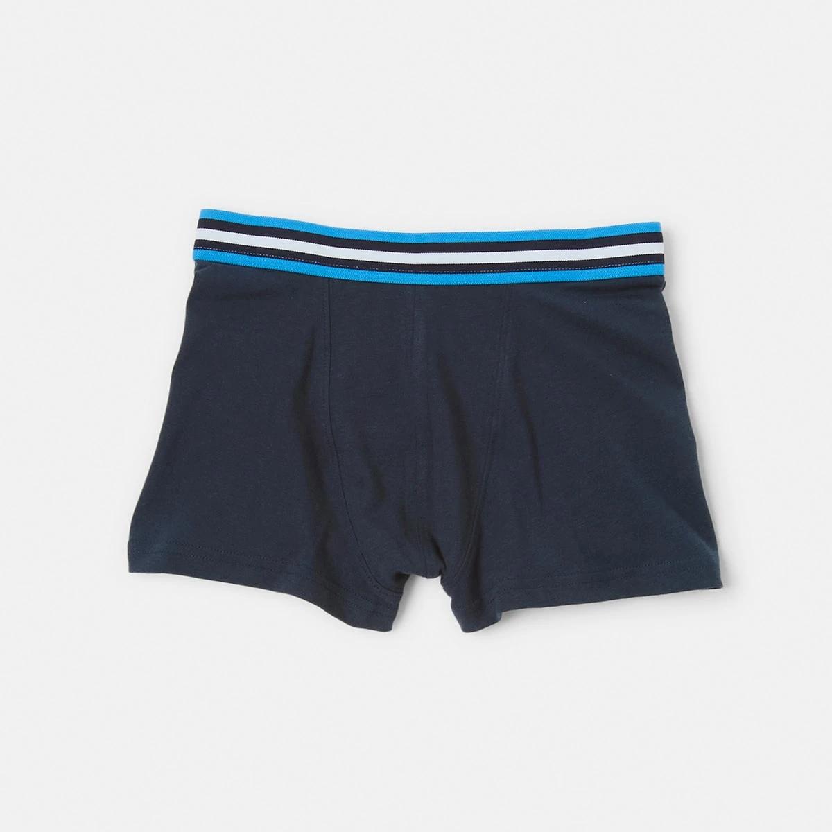8 7 Pack Attached Elastic Trunks BLUES STRIPE, 8 of 10