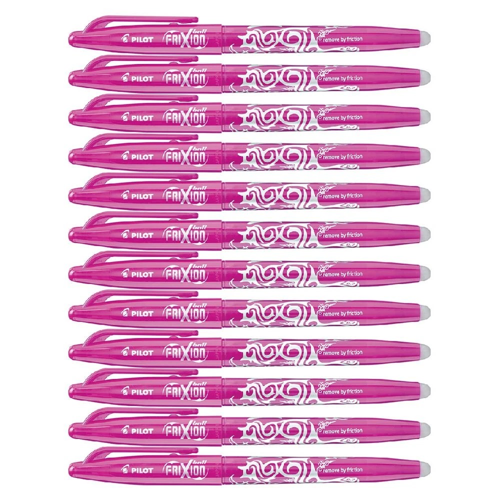3 PILOT Frixion Ball Erasable Gel Pen 0.7mm Pink 12 Pack, 3 of 4