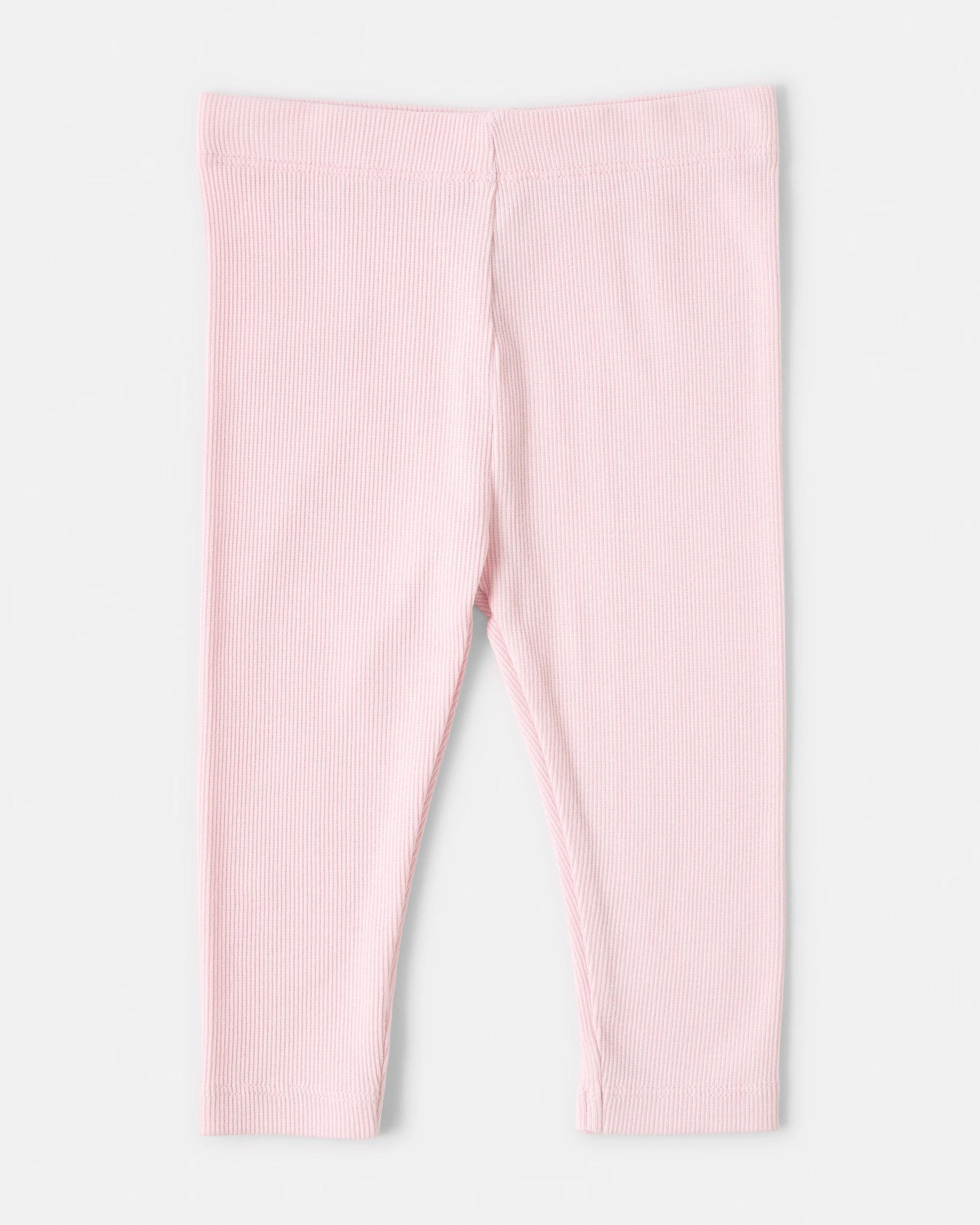 4 3 Pack Cotton Leggings Pnk Gingh, 4 of 8