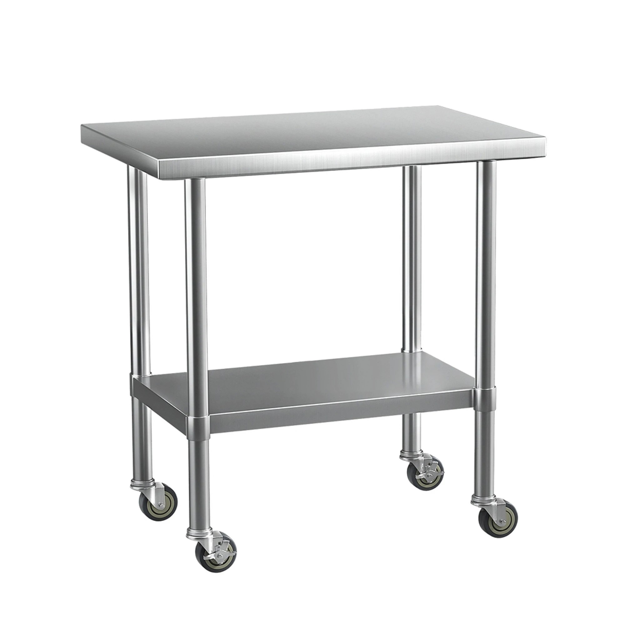 1 Cefito Stainless Steel Kitchen Benches Work Bench Wheels - Multi, 1 of 7