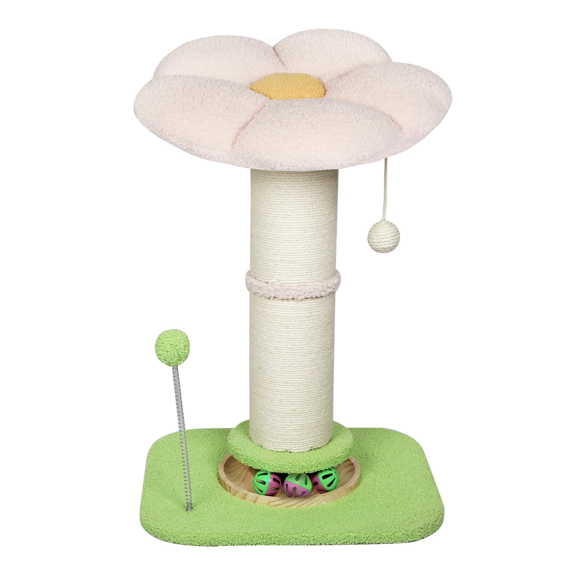 2 Pawz Cat Scratching Post Flower 61.5cm - Pink, 2 of 9