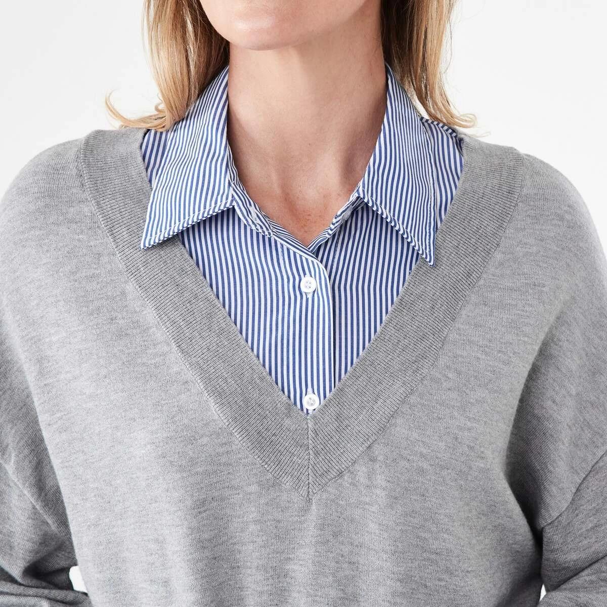 5 Twofer Jumper Grey Marle, 5 of 7