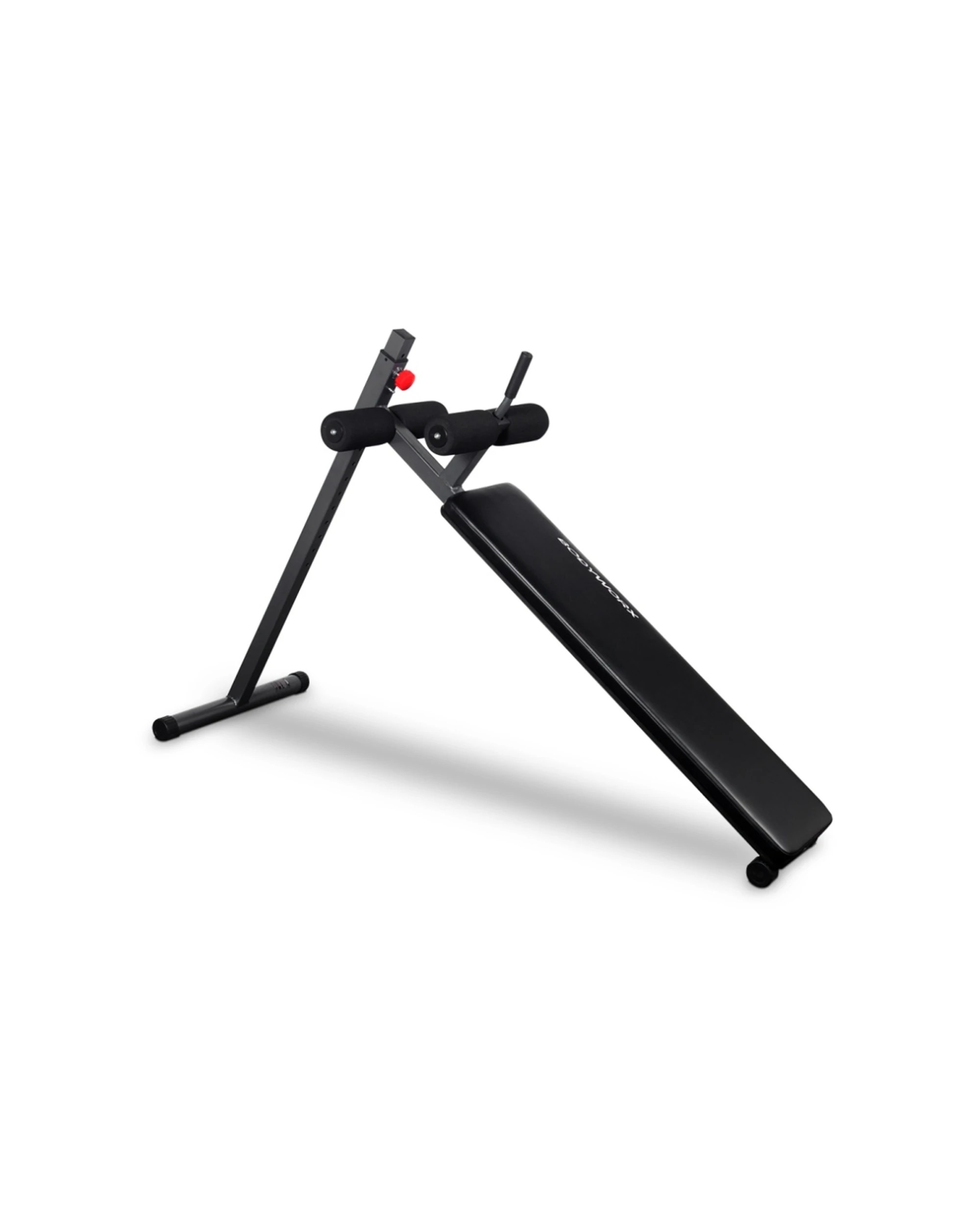 2 Bodyworx Adjustable Abdominal Ladder Gym Bench With Cushion & Foam Rollers - Black, 2 of 2