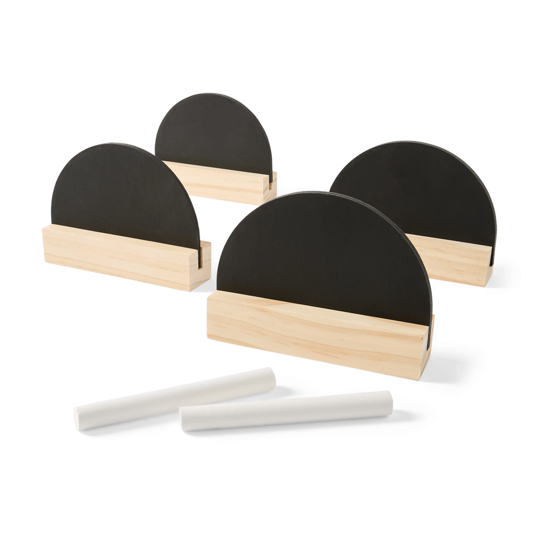 2 4 Pack Mini Black Arch Tabletop Signs, 2 of 8