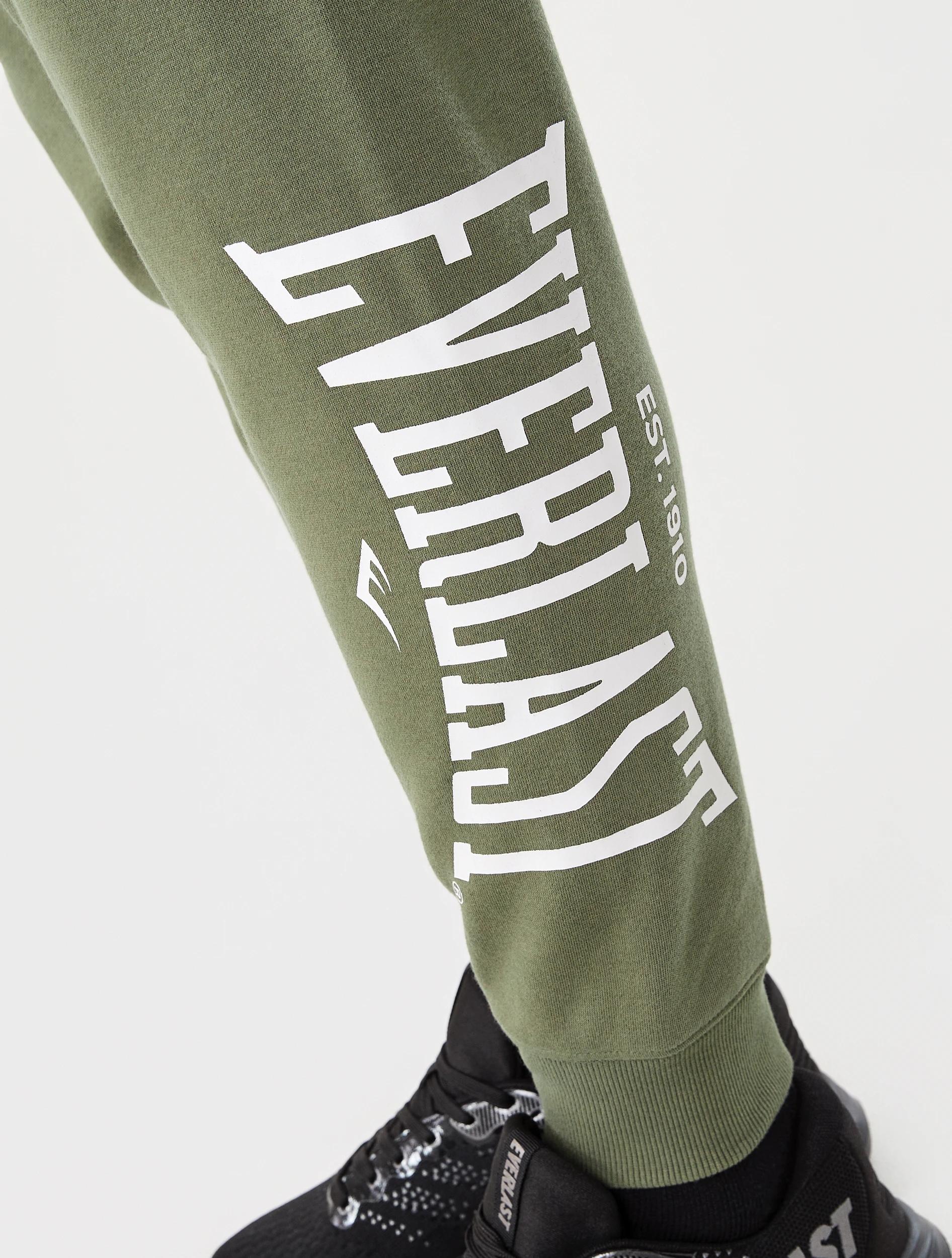 4 Everlast Mens Block Trackpants Olive, 4 of 7