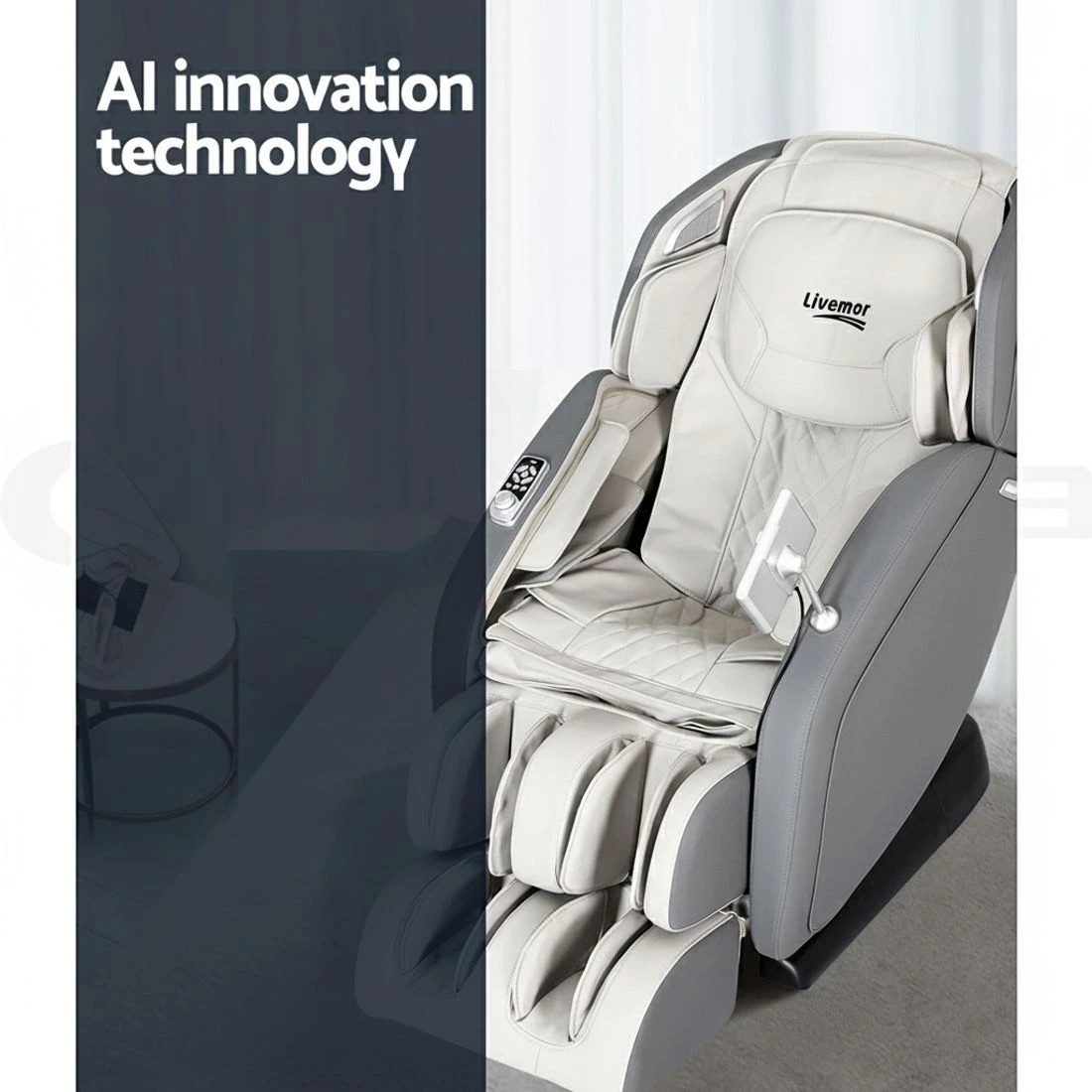 5 Livemor 4D Massage Chair Recliner - Full Body SL-Track Zero Gravity - Multi, 5 of 6