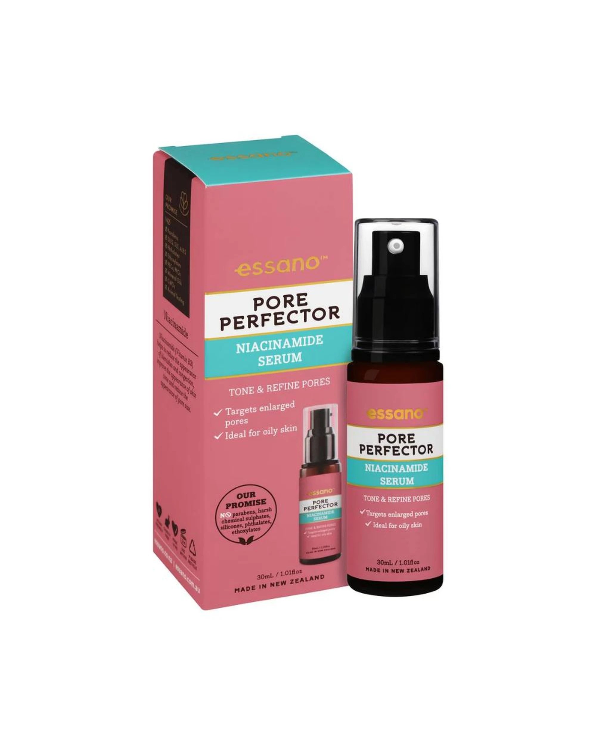 1 Essano Pore Perfector Niacinamide Serum 30mL, 1 of 2