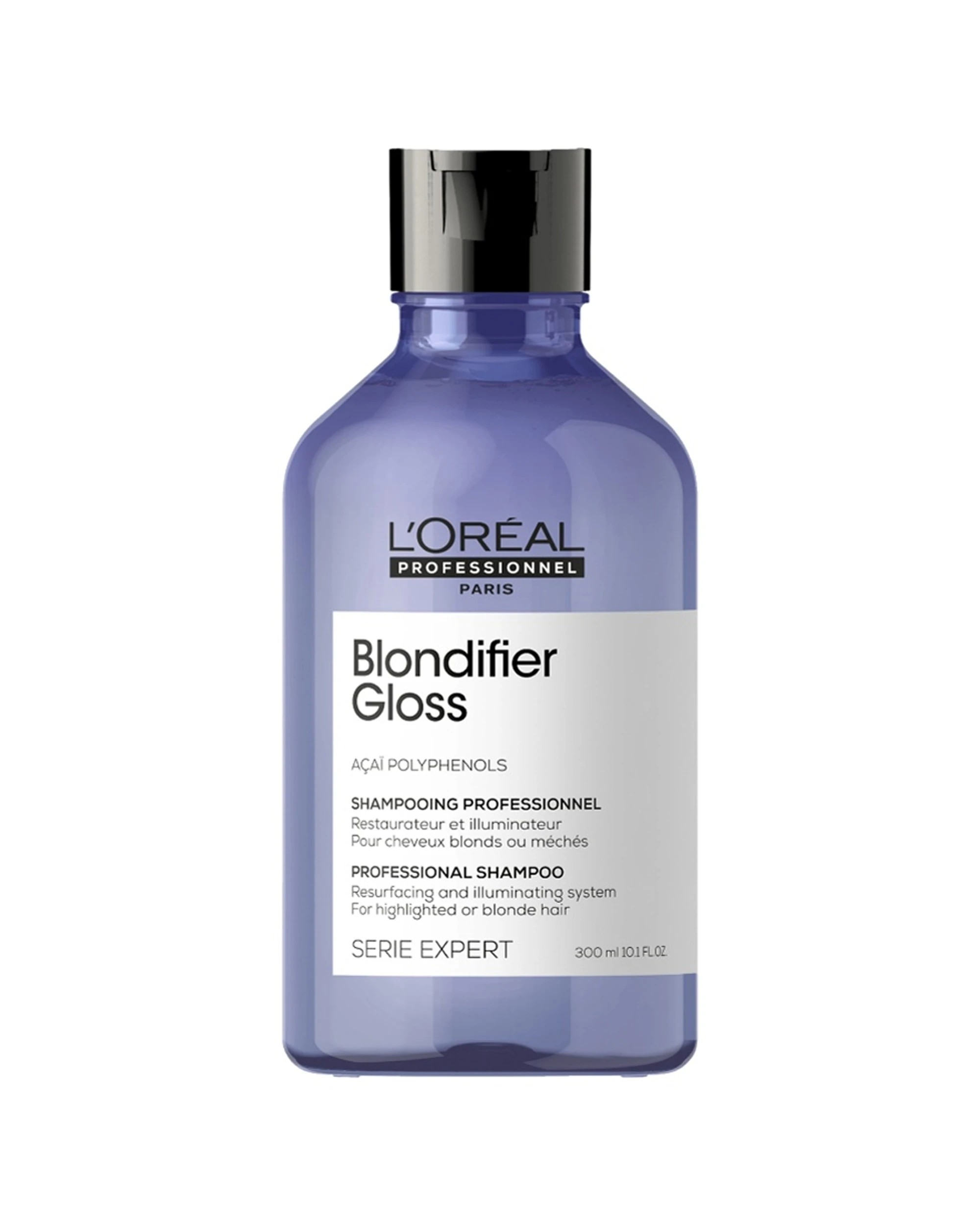 1 L'Oreal Professionnel Blondifier Gloss Shampoo Radiance Blonde Hair 300ml - Purple, 1 of 2