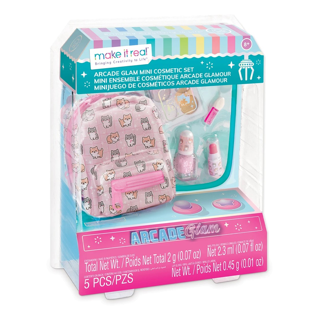 1 5 Piece Make It Real Arcade Glam Mini Cosmetic Set, 1 of 5
