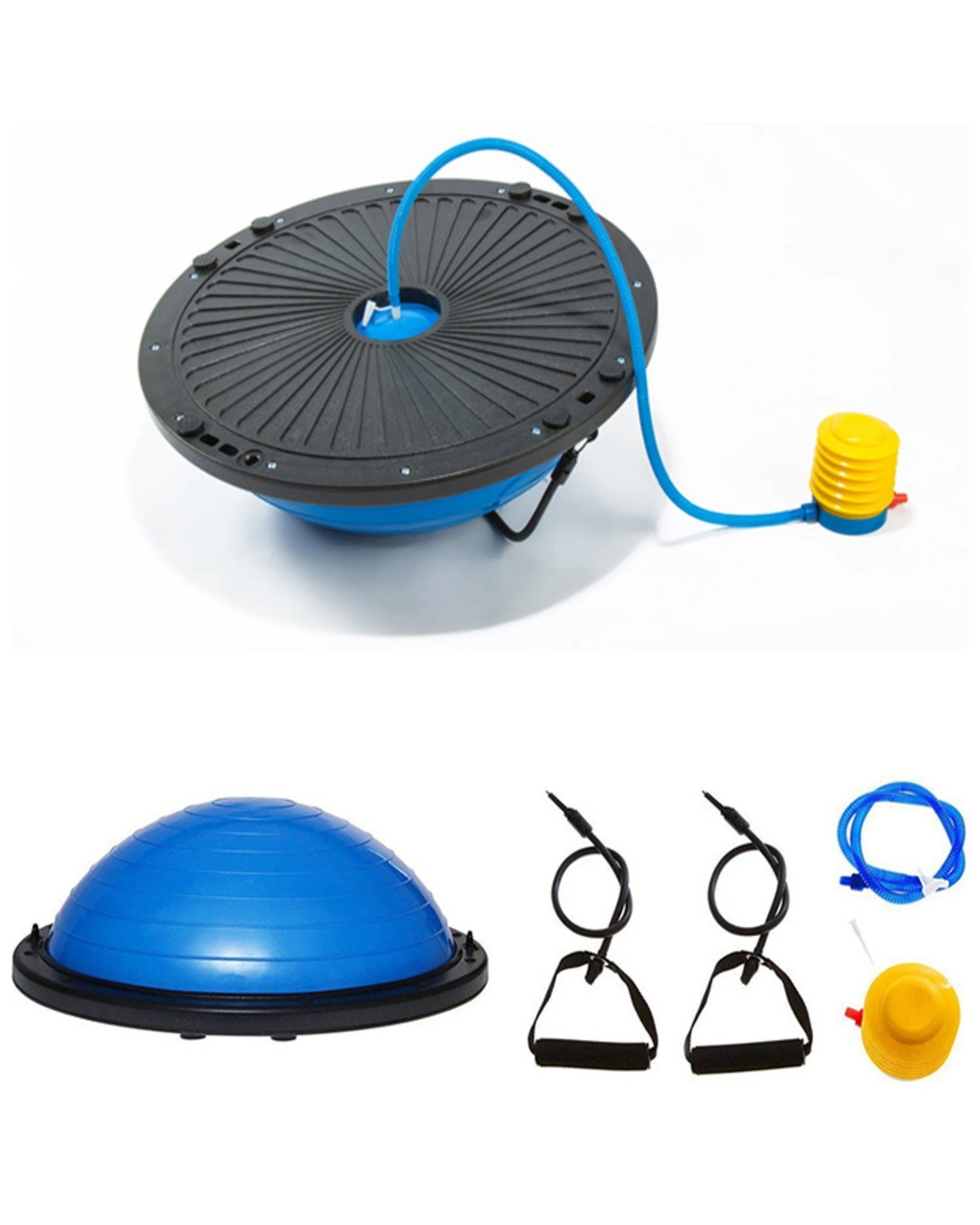 5 Fitness Master Yoga Wave Speed Bosu Ball Semicircular Balance Thickened Beam, 5 of 10