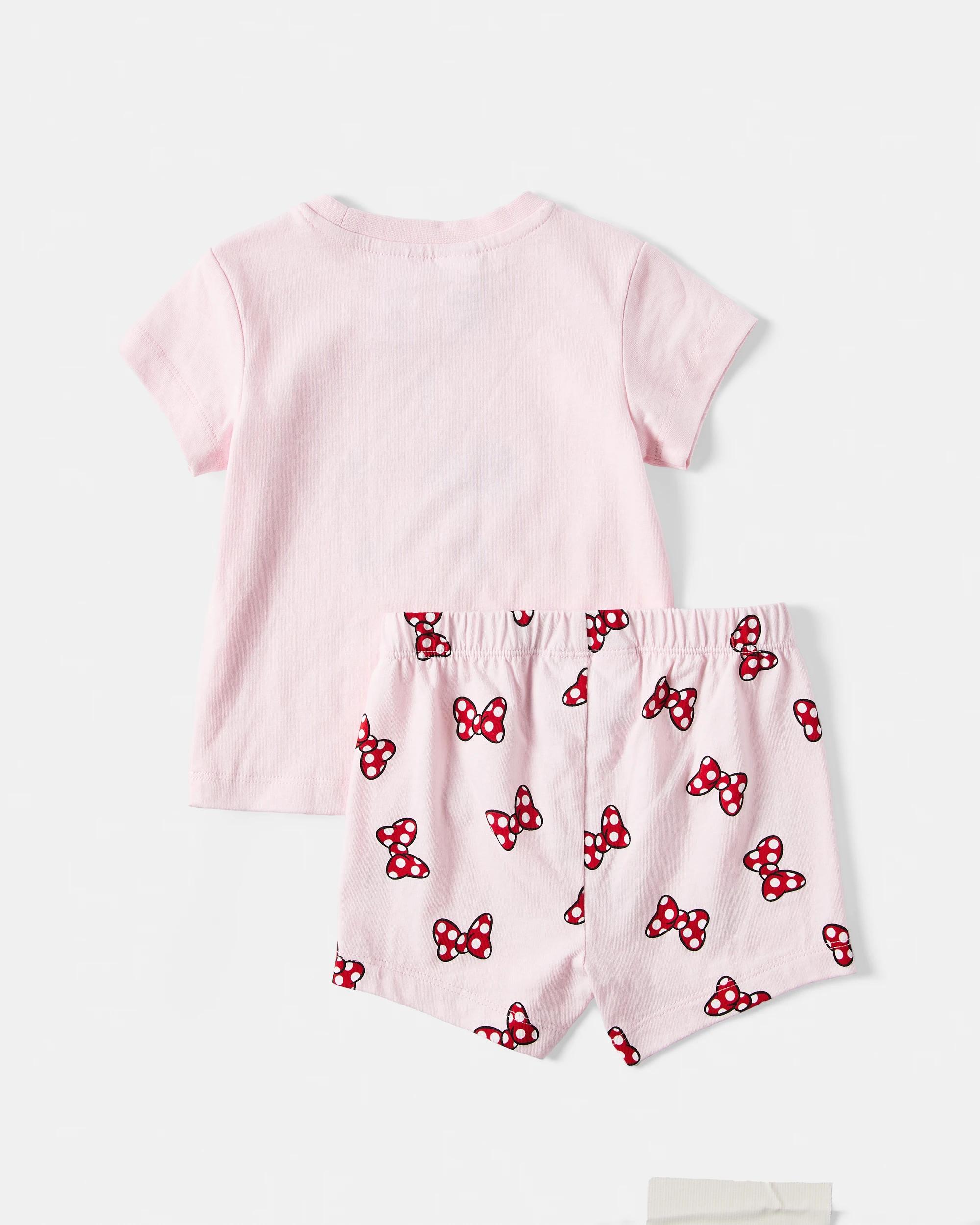 2 Minnie Mouse License Short Sleeve Pyjama Set Minnie, 2 of 7