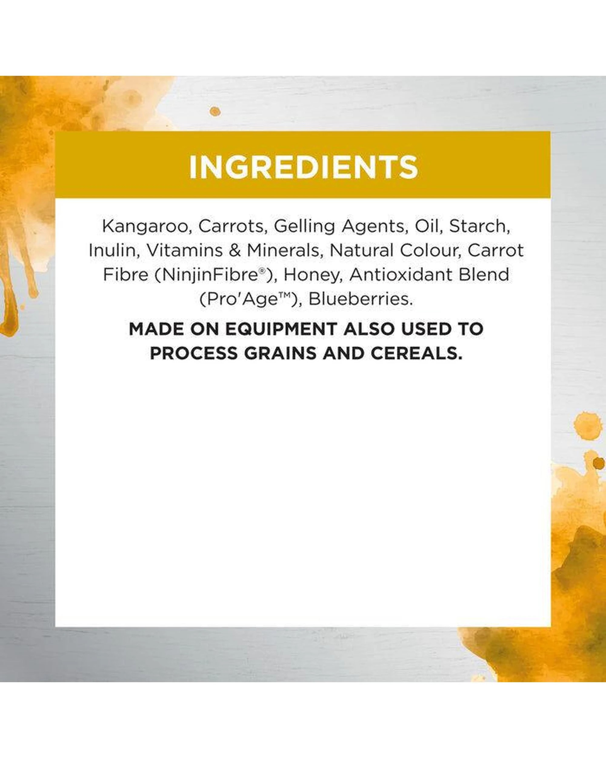 7 Ivory Coat Inspired by Raw Health & Vitality Dog Food Kangaroo 9 x 100g, 7 of 7