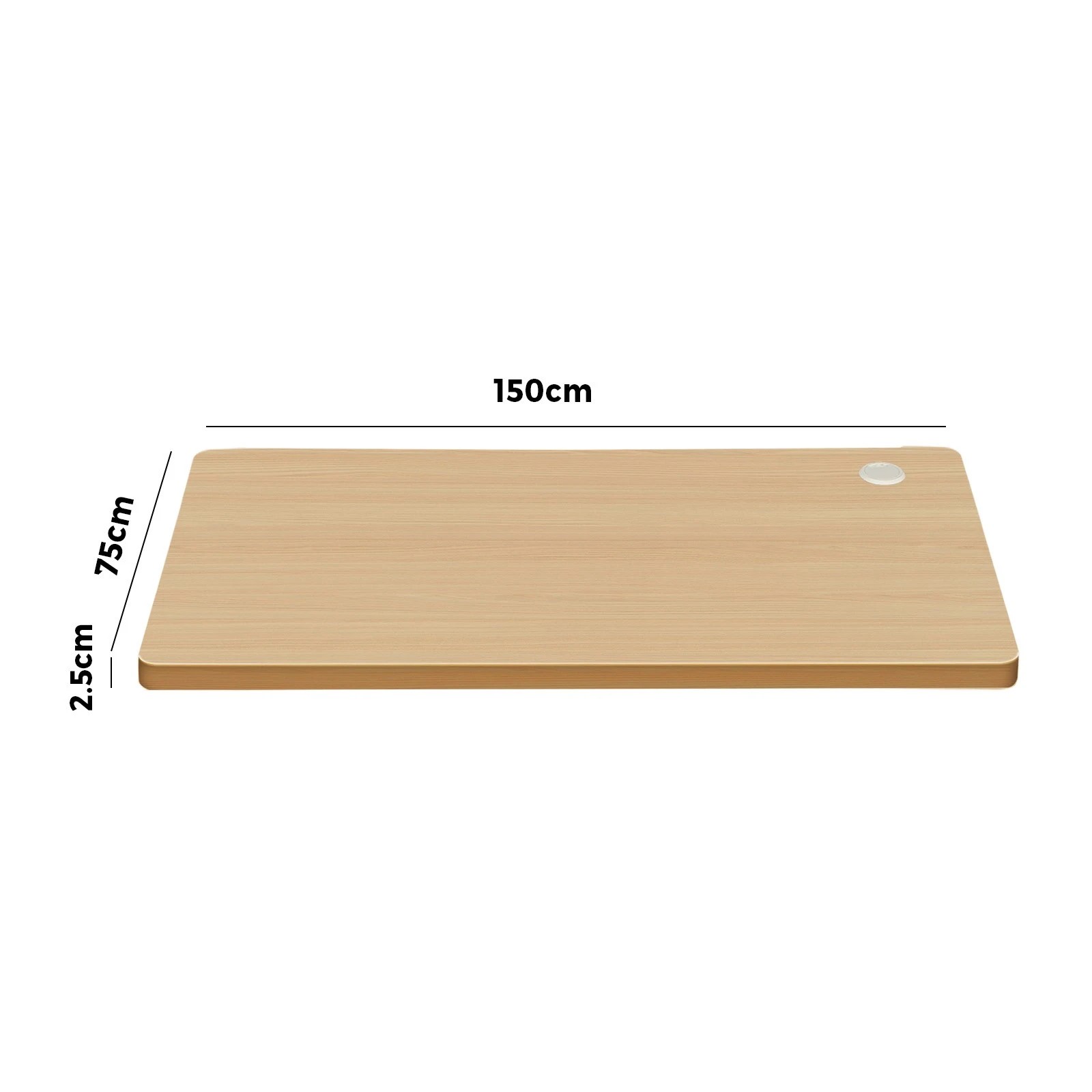 9 Oikiture 150cm Desk Top Electric Desk Board Computer Table
 - Natural, 9 of 9