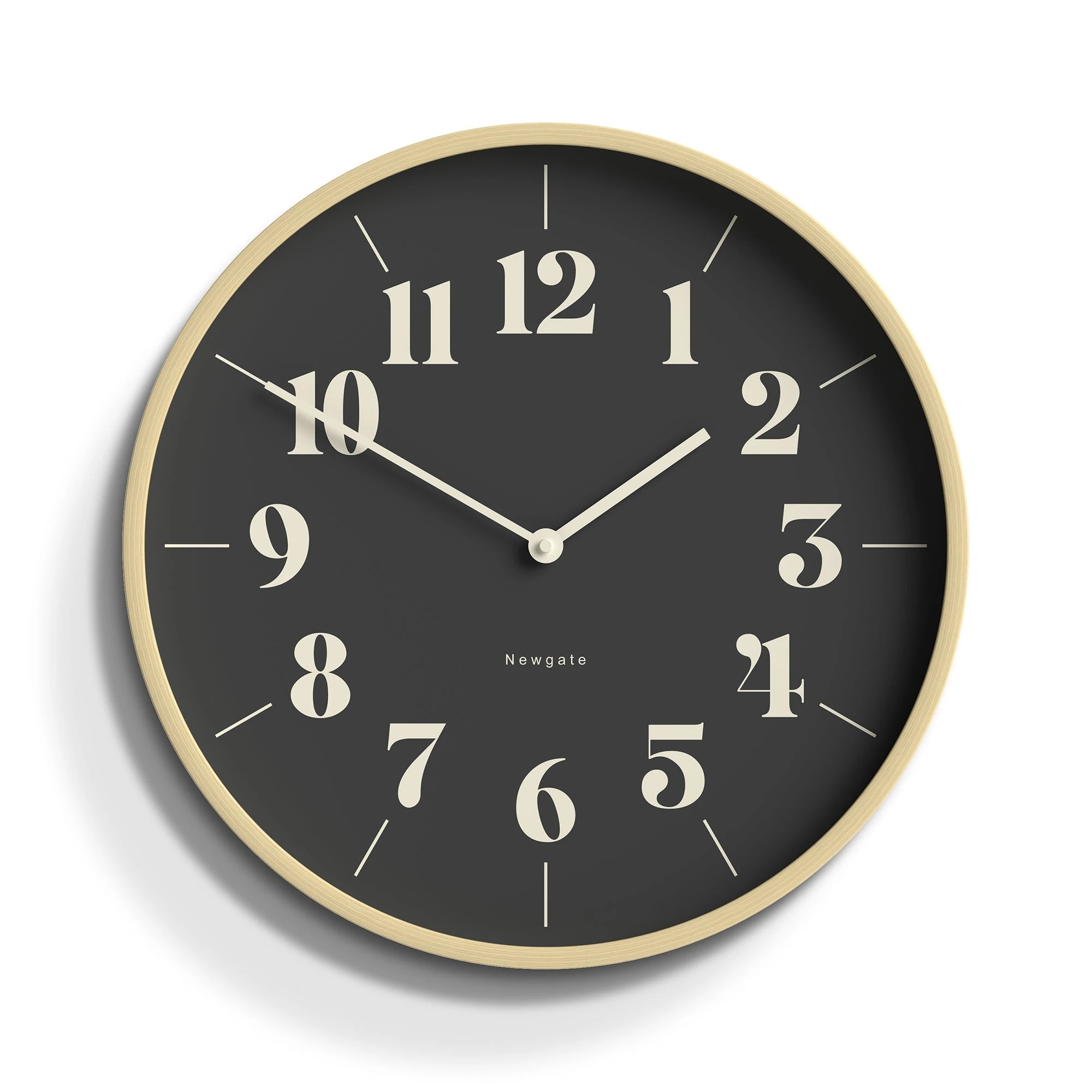 Newgate Mr Clarke Clock Pale Wood Reverse Hopscotch Dial - Natural - Kmart