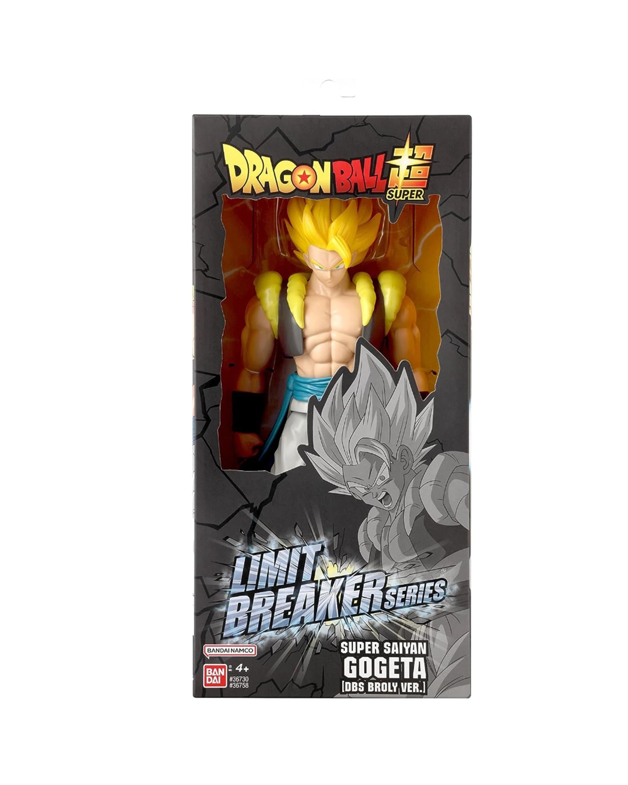 1 Bandai Dragon Ball Super Limit Breaker Series 12 inch Super Saiyan Gogeta Figure, 1 of 4