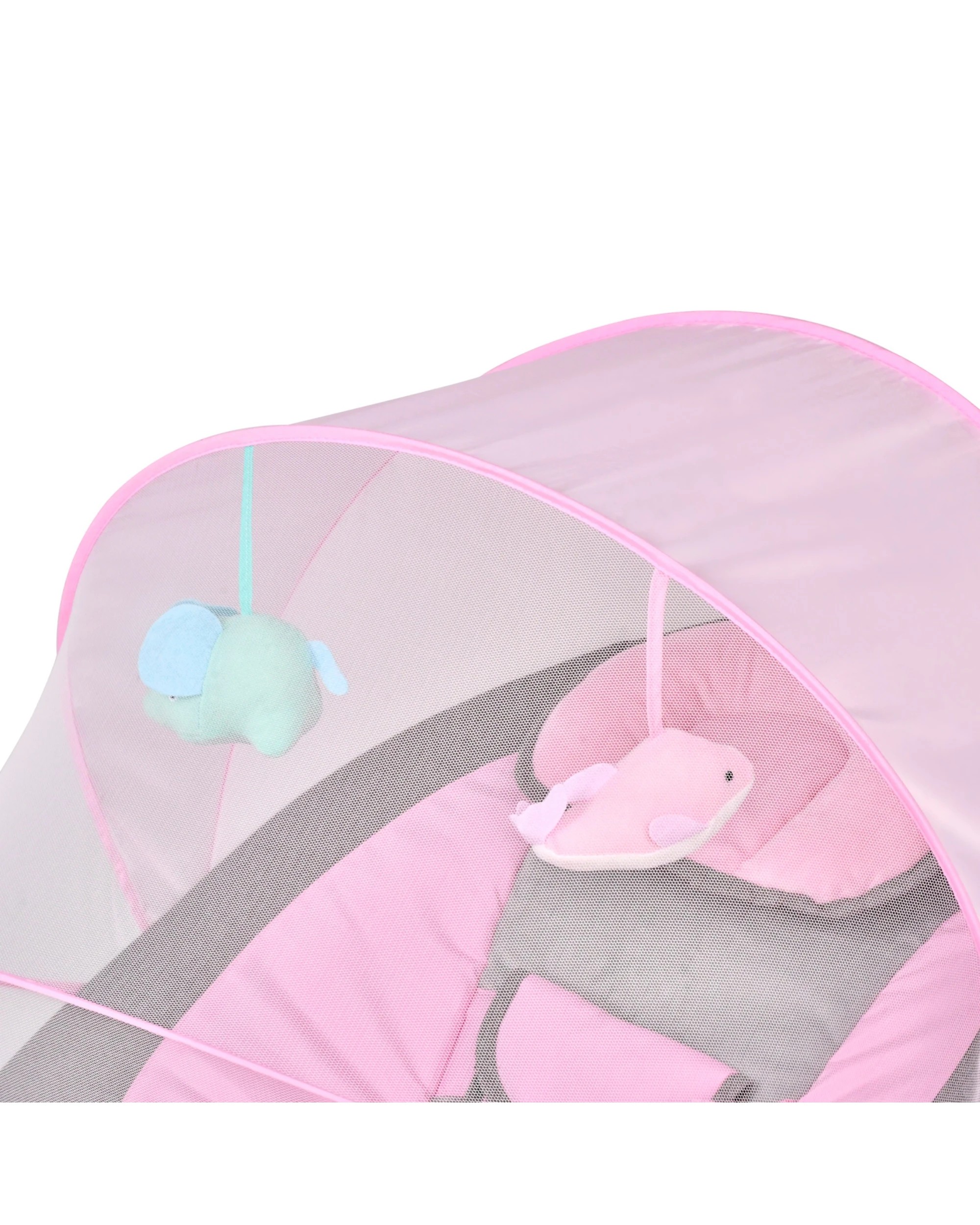 9 Advwin Electric Baby Swing Chair with Mosquito Net  - Pink, 9 of 10