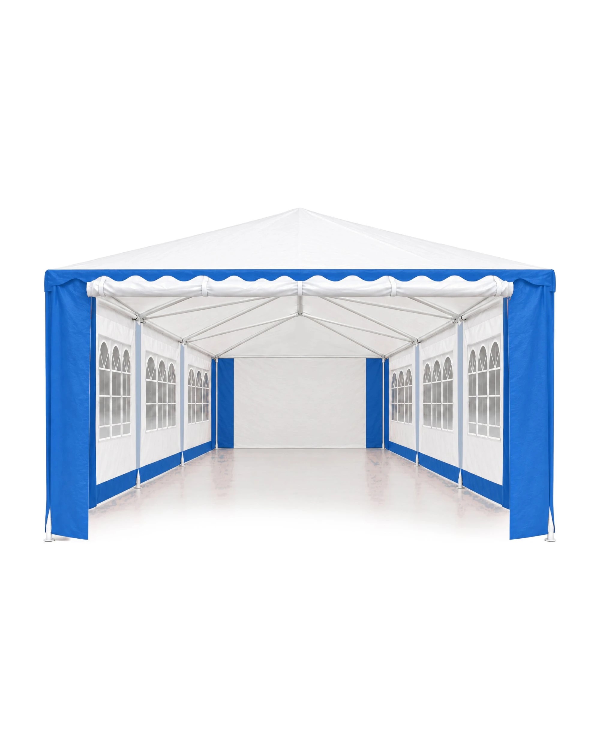 9 Wallaroo Large 4m x 8m Gazebo Party Wedding Tent Outdoor Event Marquee Canopy - Blue, 9 of 10