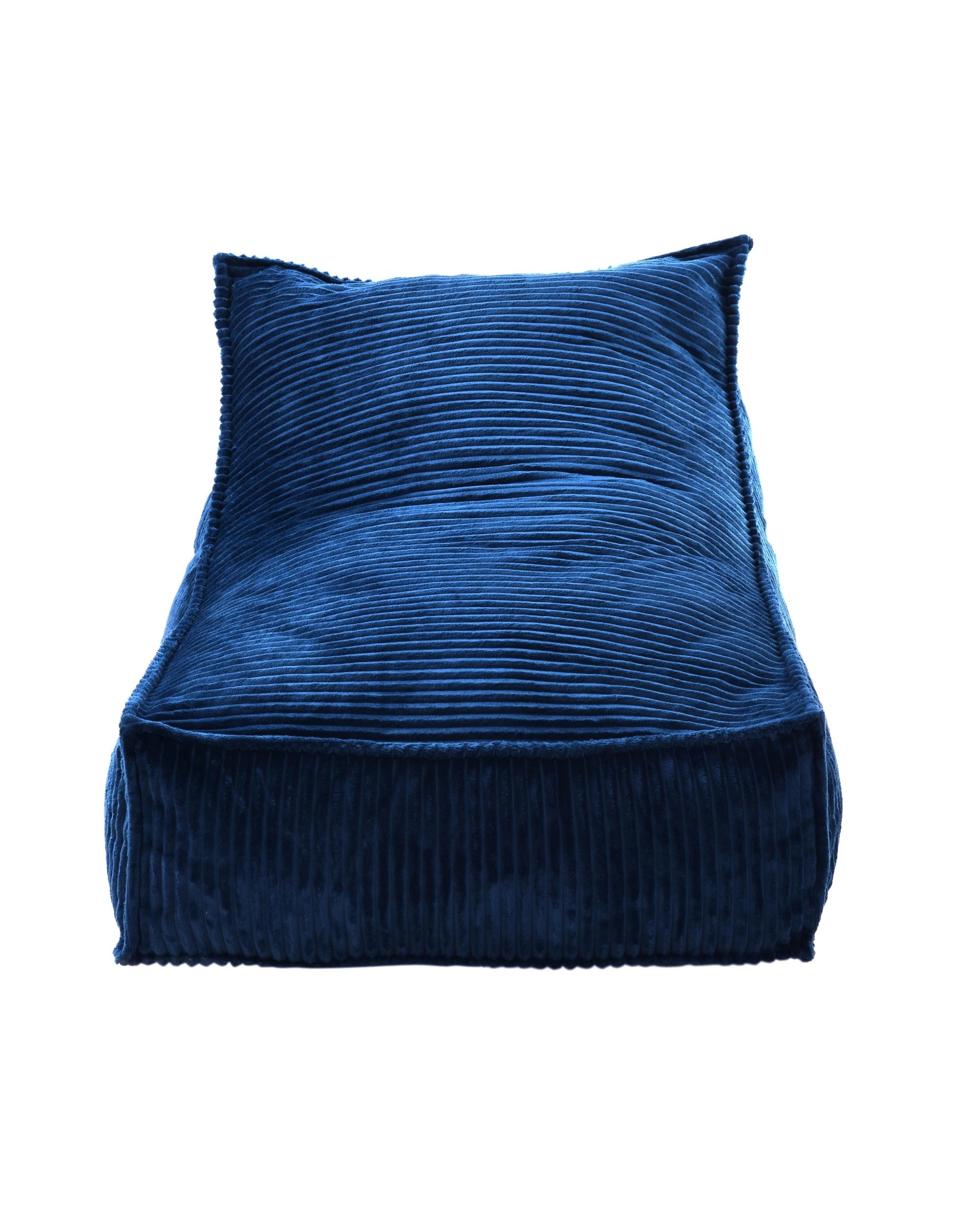 3 Cadence & Co. Wilde Ribbed Luxe Fleece Bean Bag Lounge Cover - Teal, 3 of 7