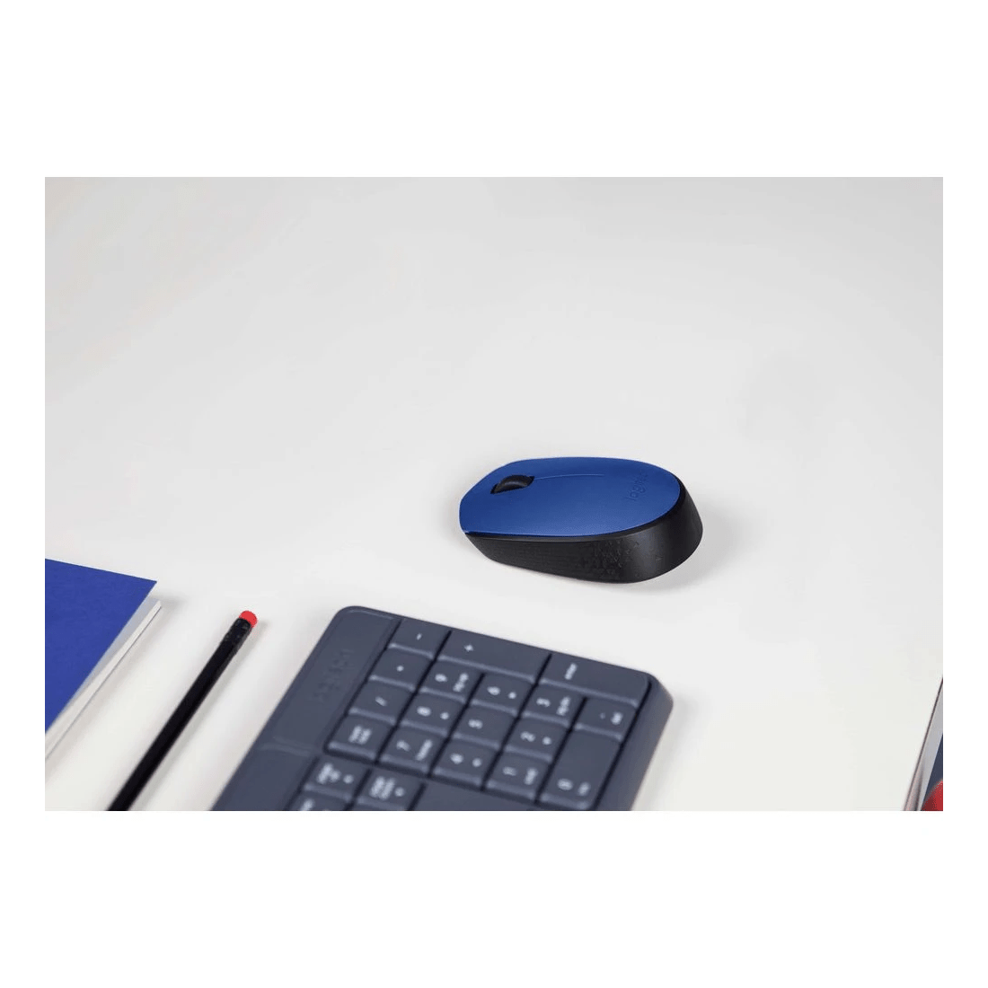 6 Logitech M171 Wireless Mouse Blue, 6 of 7