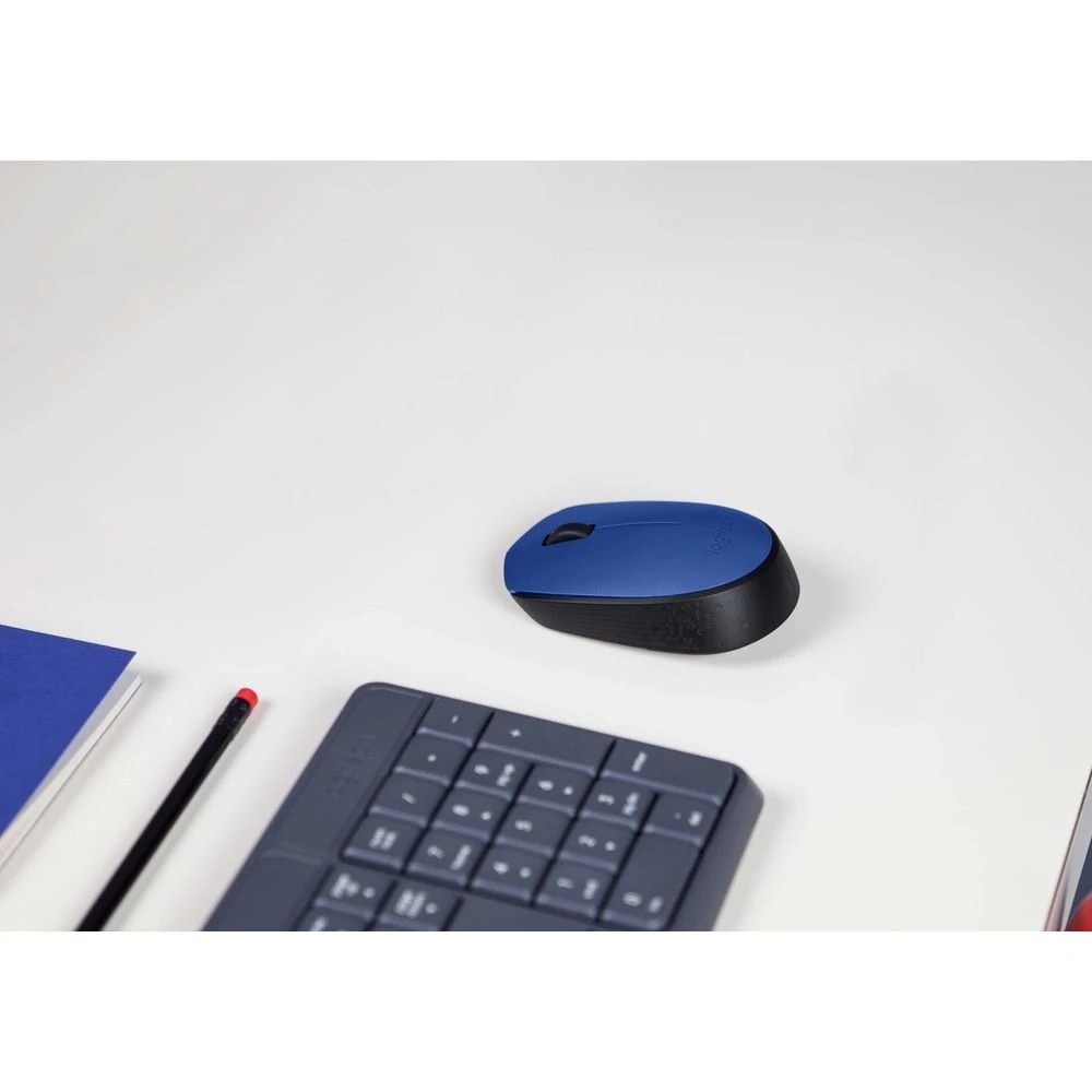 6 Logitech M171 Wireless Mouse Blue, 6 of 7
